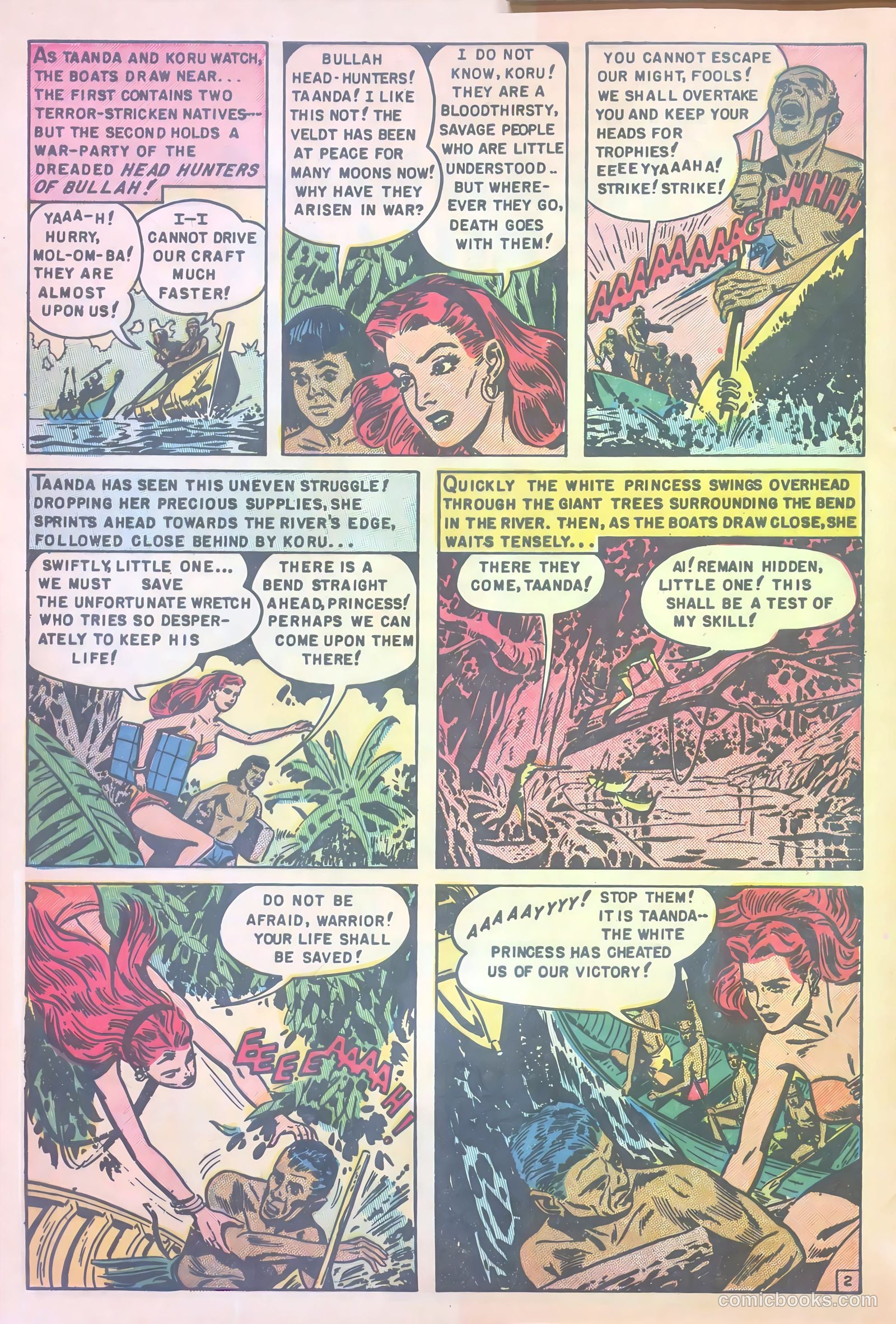 White Princess of the Jungle #4 (1952) — page 4 of 36