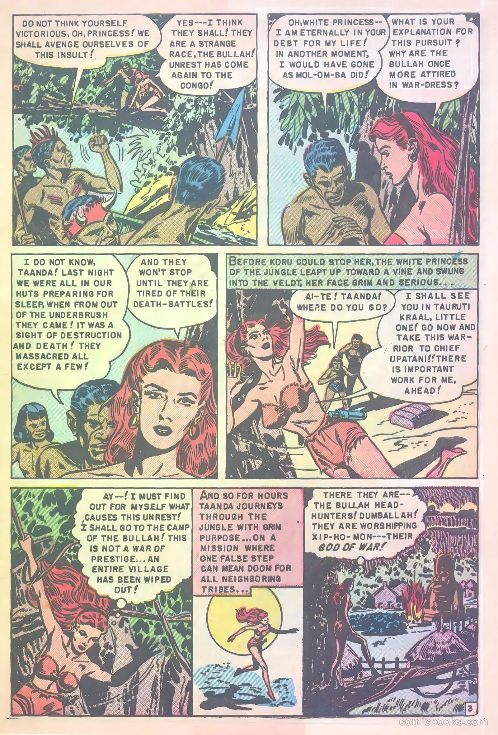 White Princess of the Jungle #4 (1952) — page 5 of 36