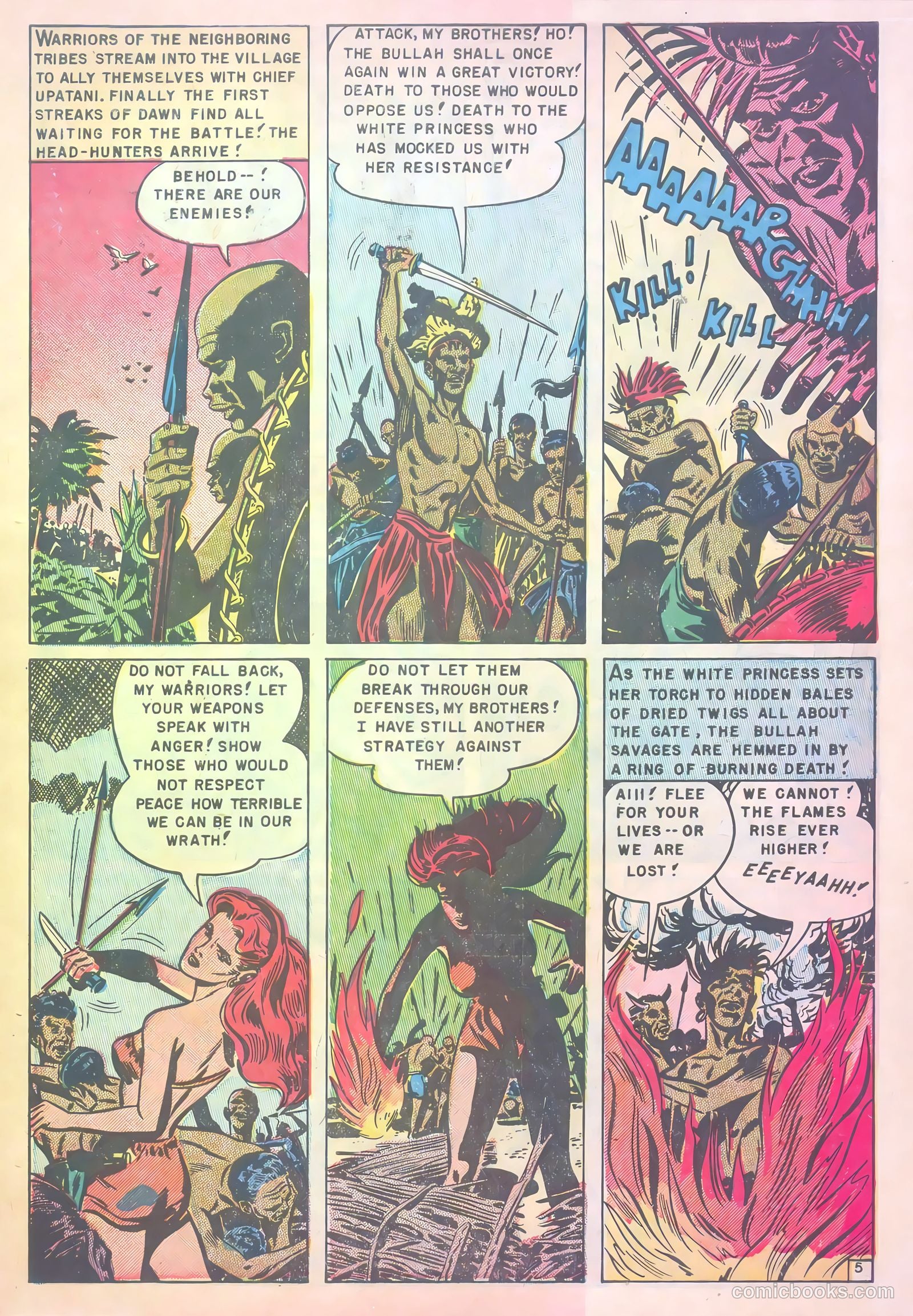 White Princess of the Jungle #4 (1952) — page 7 of 36