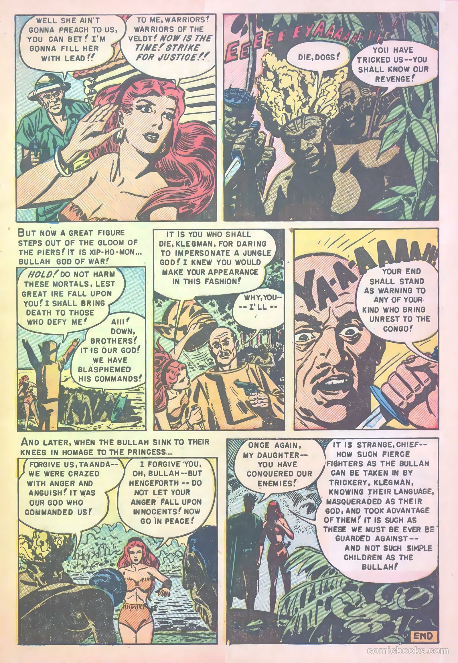 White Princess of the Jungle #4 (1952) — page 9 of 36