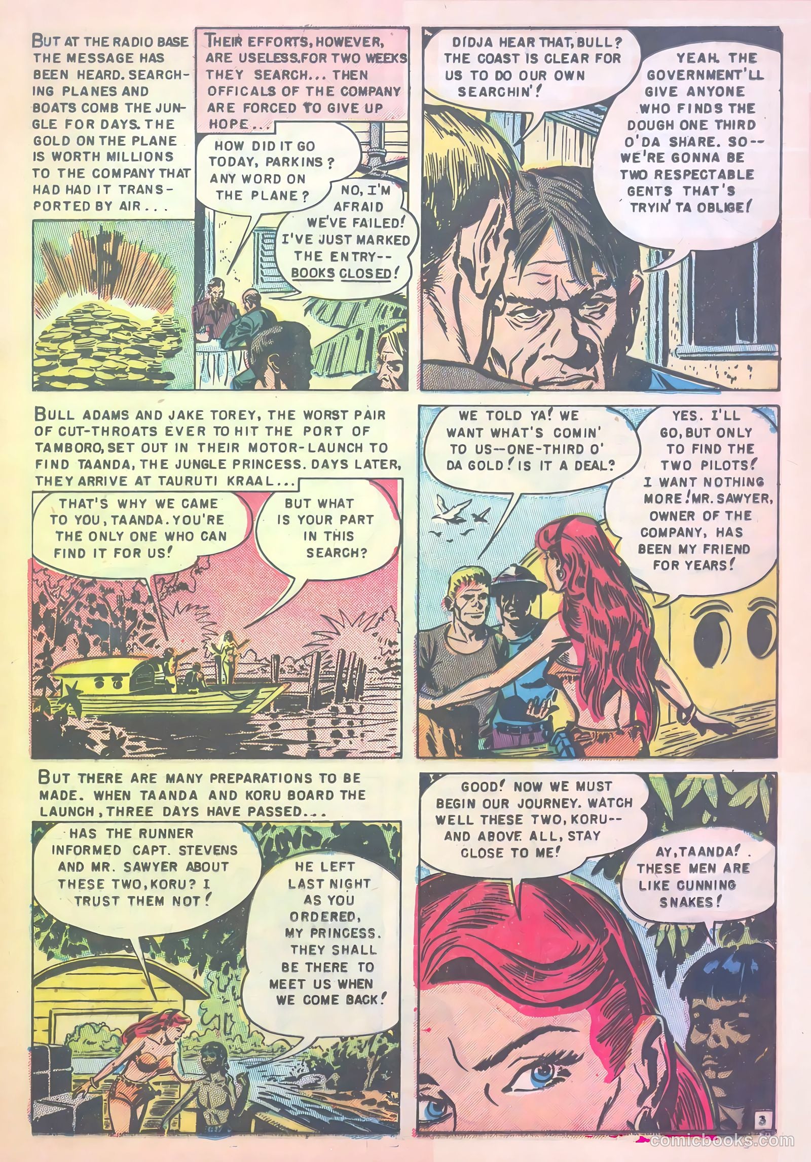 White Princess of the Jungle #4 (1952) — page 13 of 36