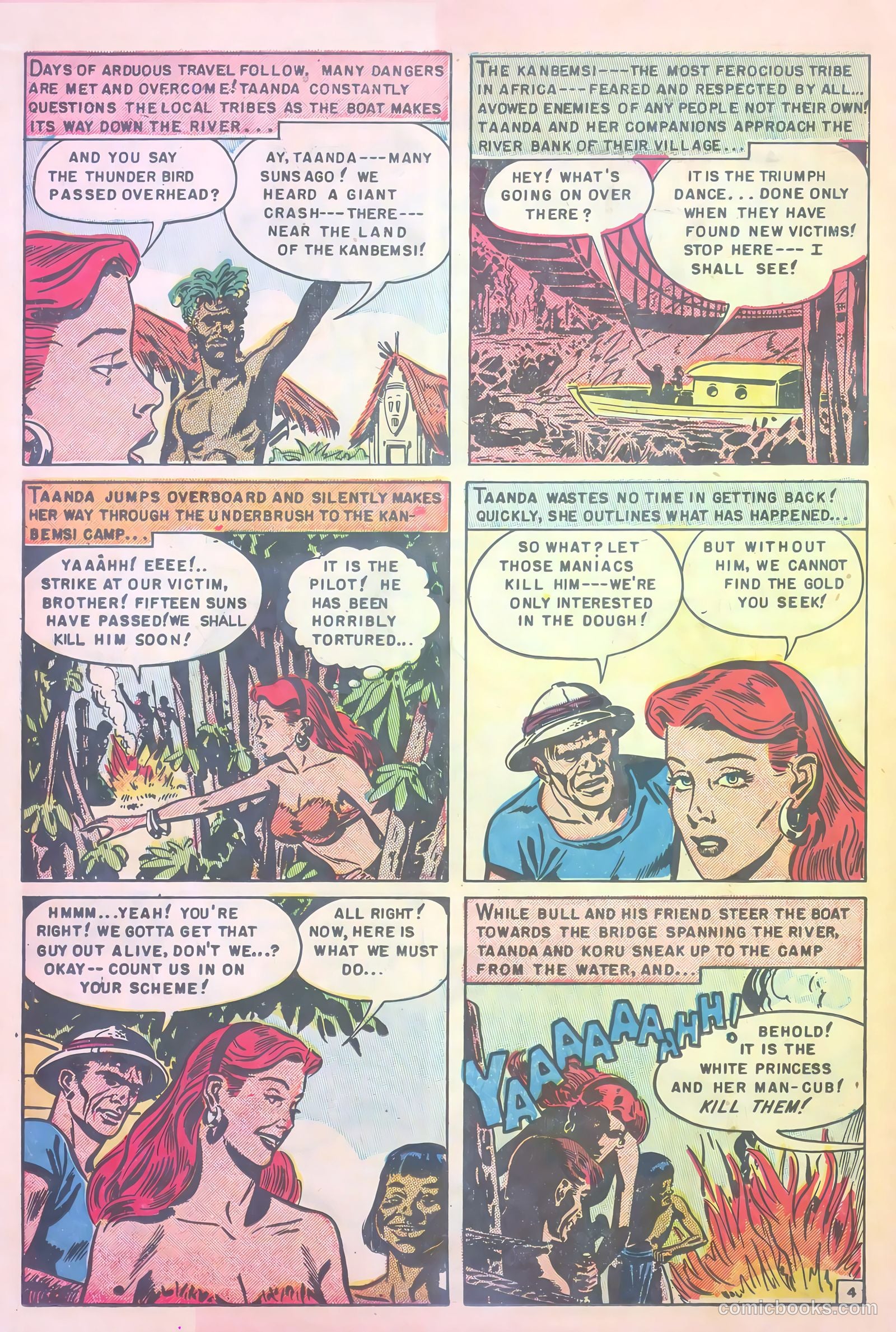 White Princess of the Jungle #4 (1952) — page 14 of 36
