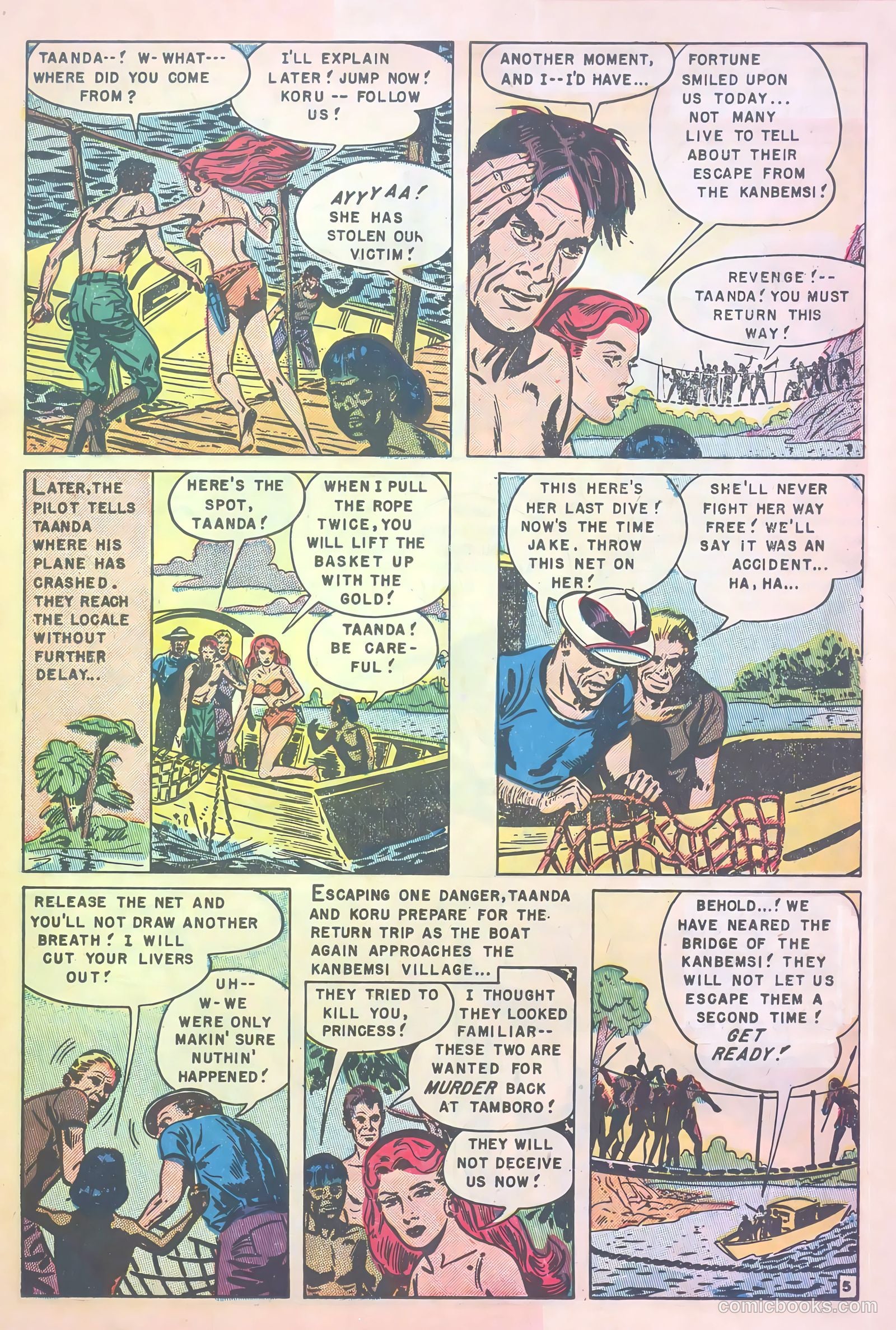 White Princess of the Jungle #4 (1952) — page 15 of 36