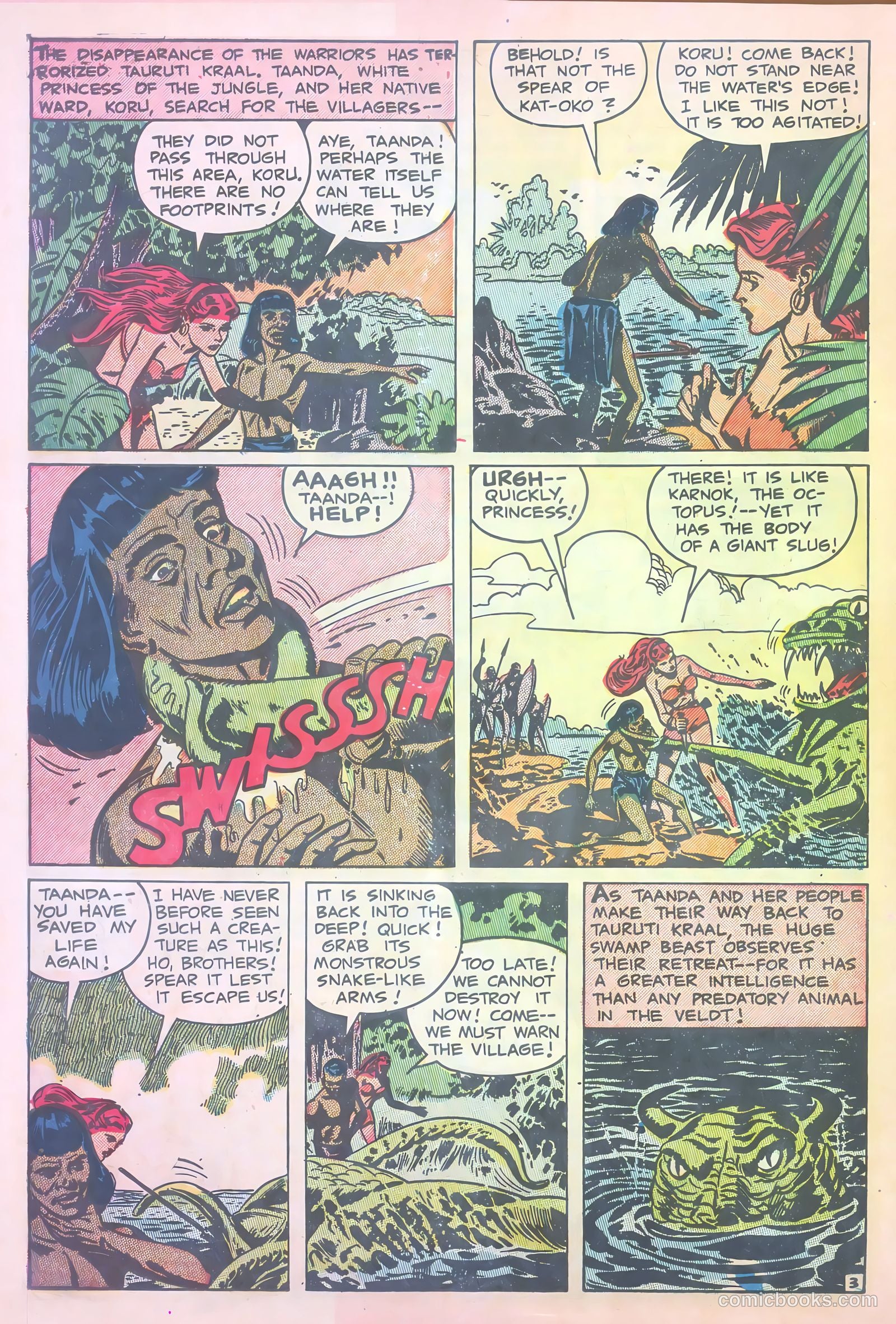 White Princess of the Jungle #4 (1952) — page 22 of 36