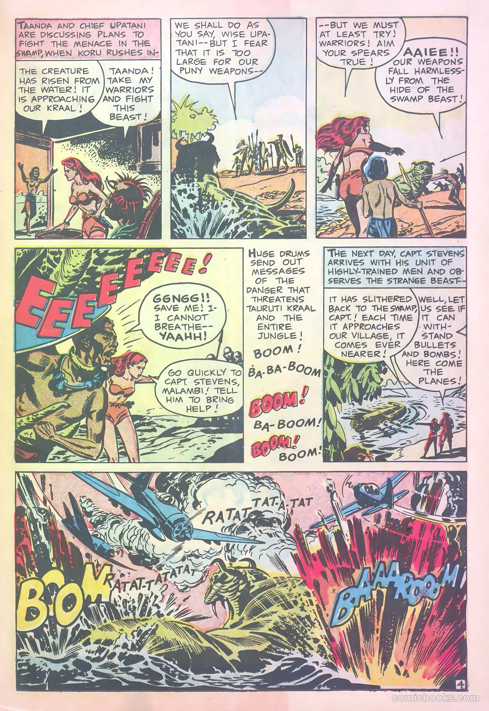 White Princess of the Jungle #4 (1952) — page 23 of 36