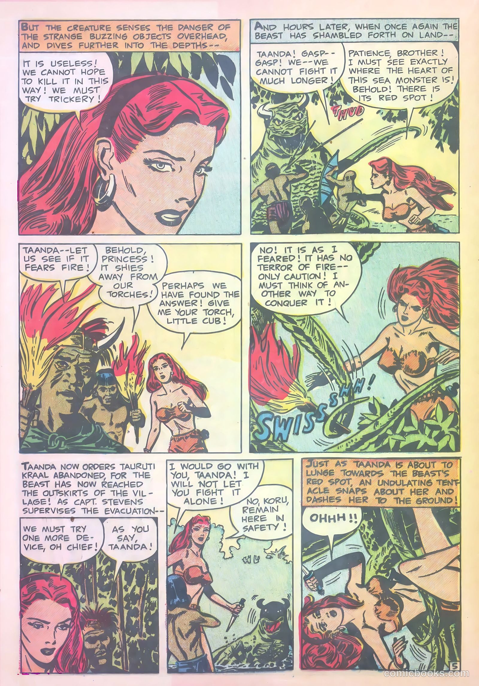 White Princess of the Jungle #4 (1952) — page 24 of 36