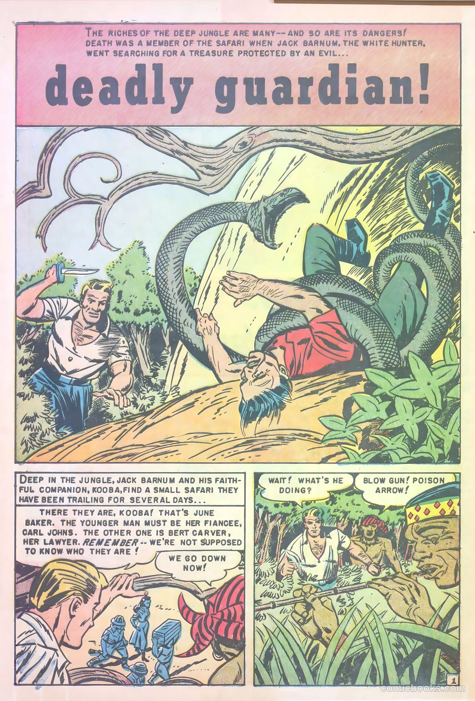 White Princess of the Jungle #4 (1952) — page 28 of 36