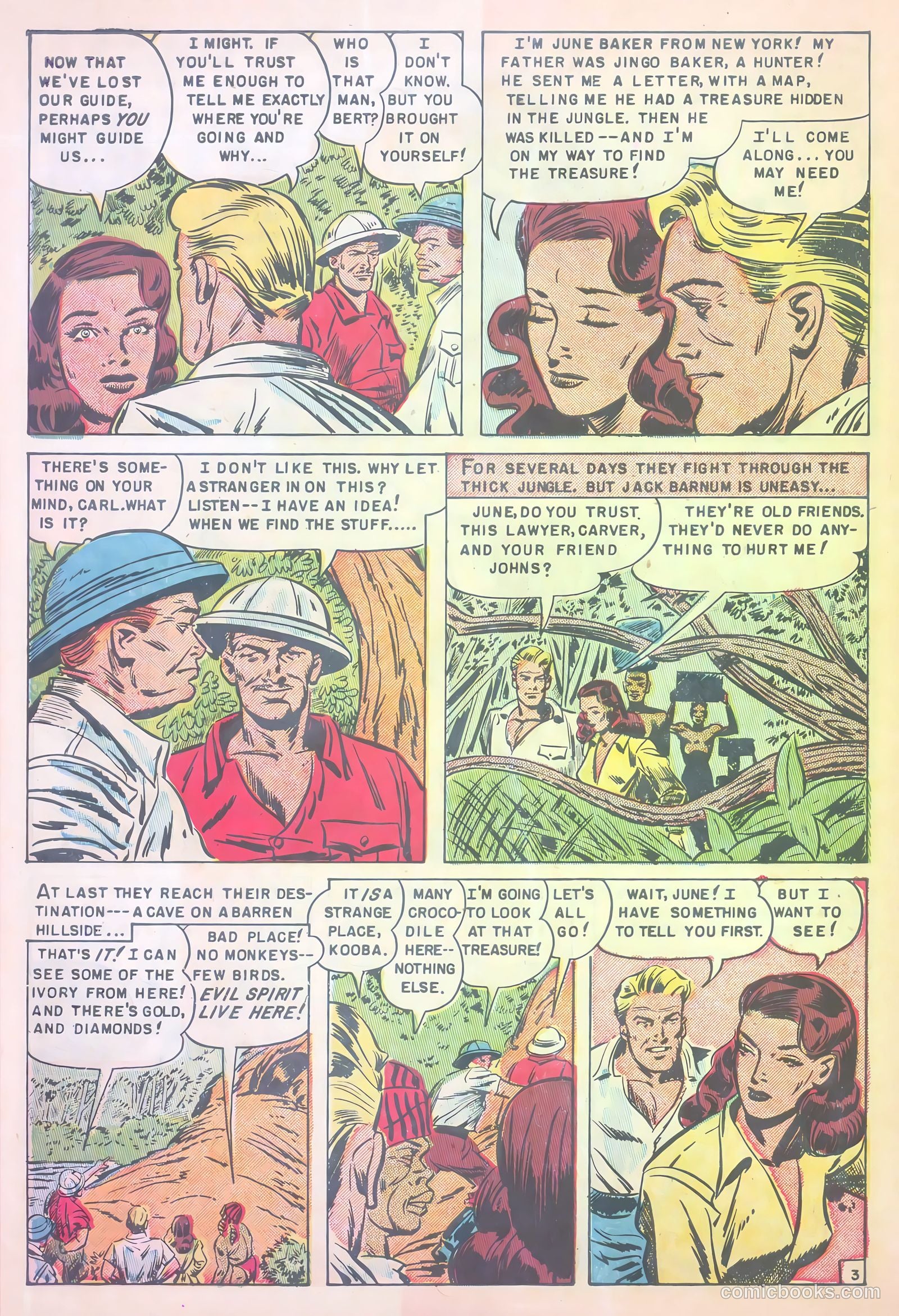 White Princess of the Jungle #4 (1952) — page 30 of 36
