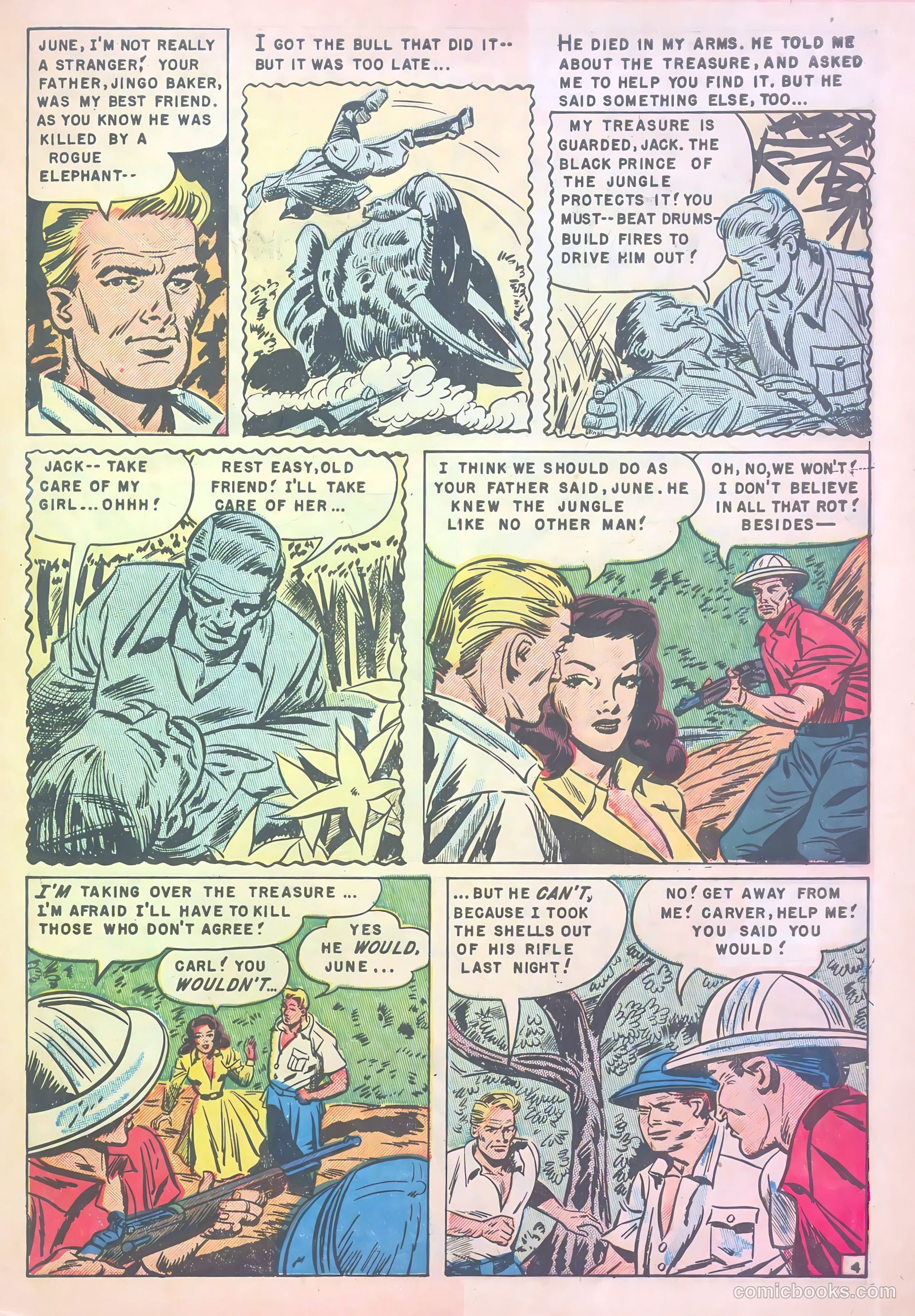 White Princess of the Jungle #4 (1952) — page 31 of 36