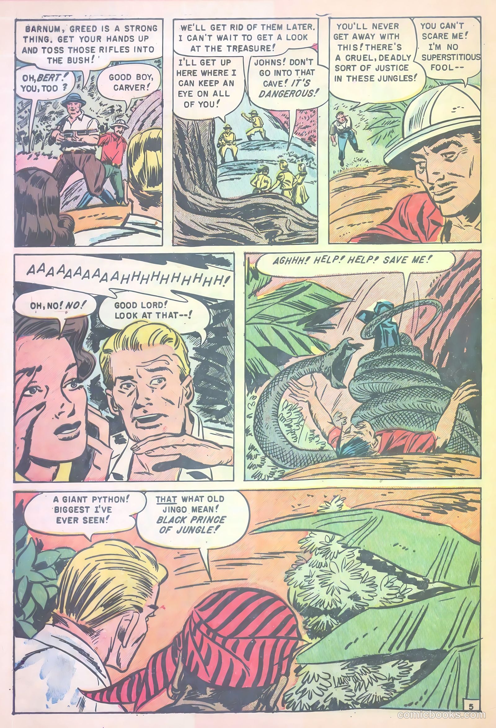 White Princess of the Jungle #4 (1952) — page 32 of 36