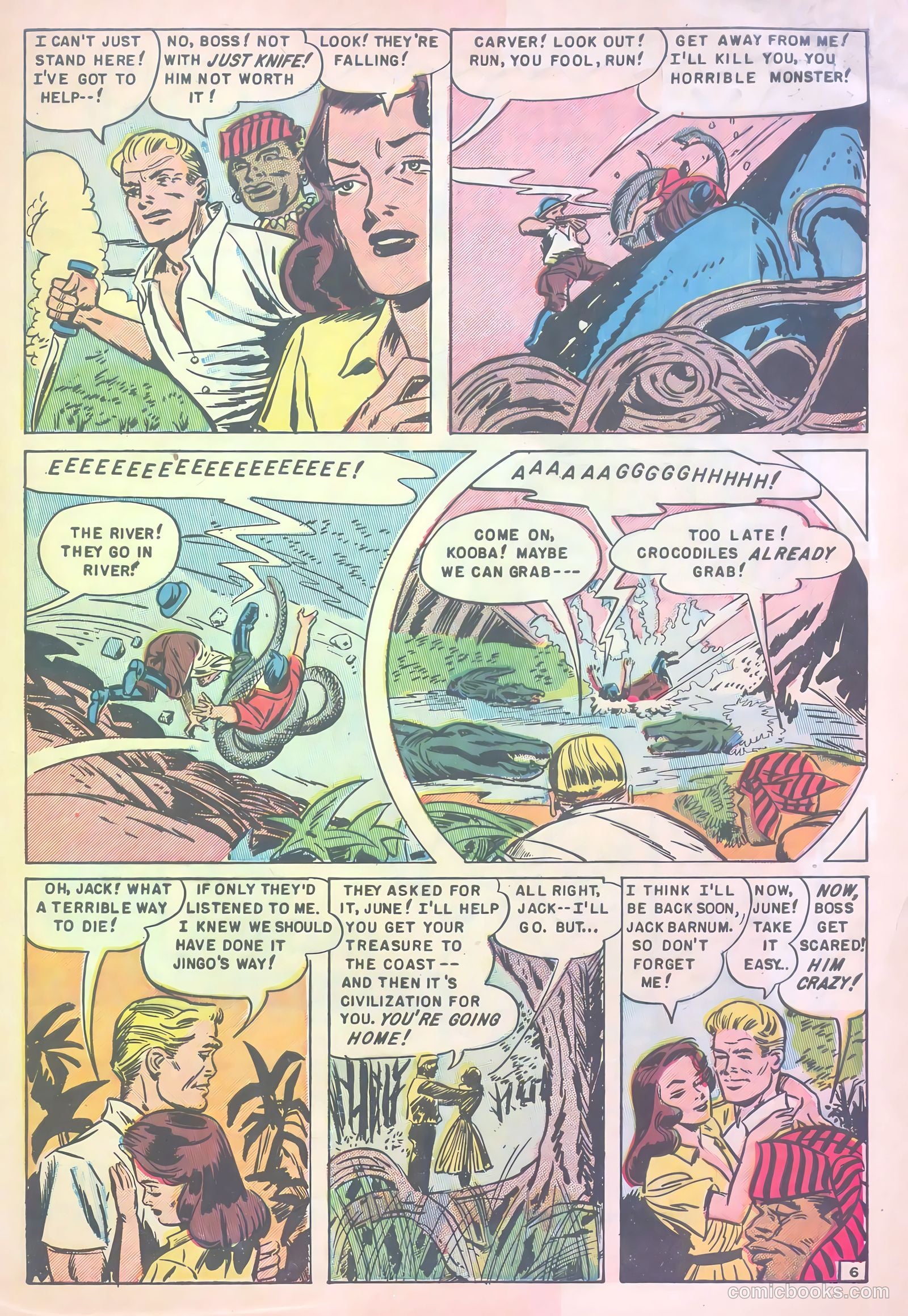 White Princess of the Jungle #4 (1952) — page 33 of 36