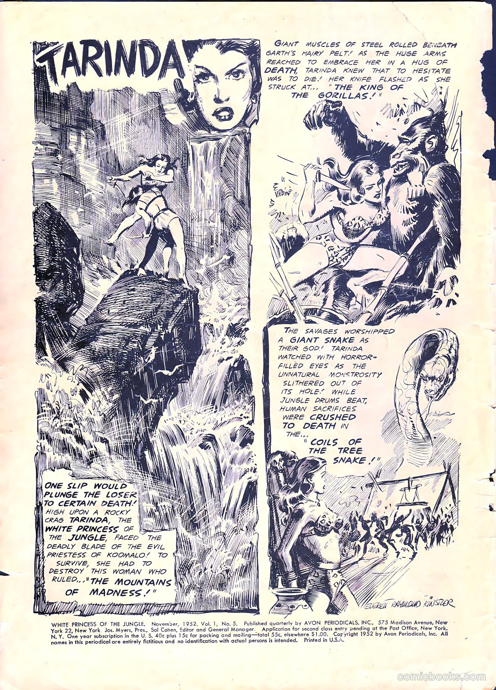 White Princess of the Jungle #5 (1952) — page 2 of 37