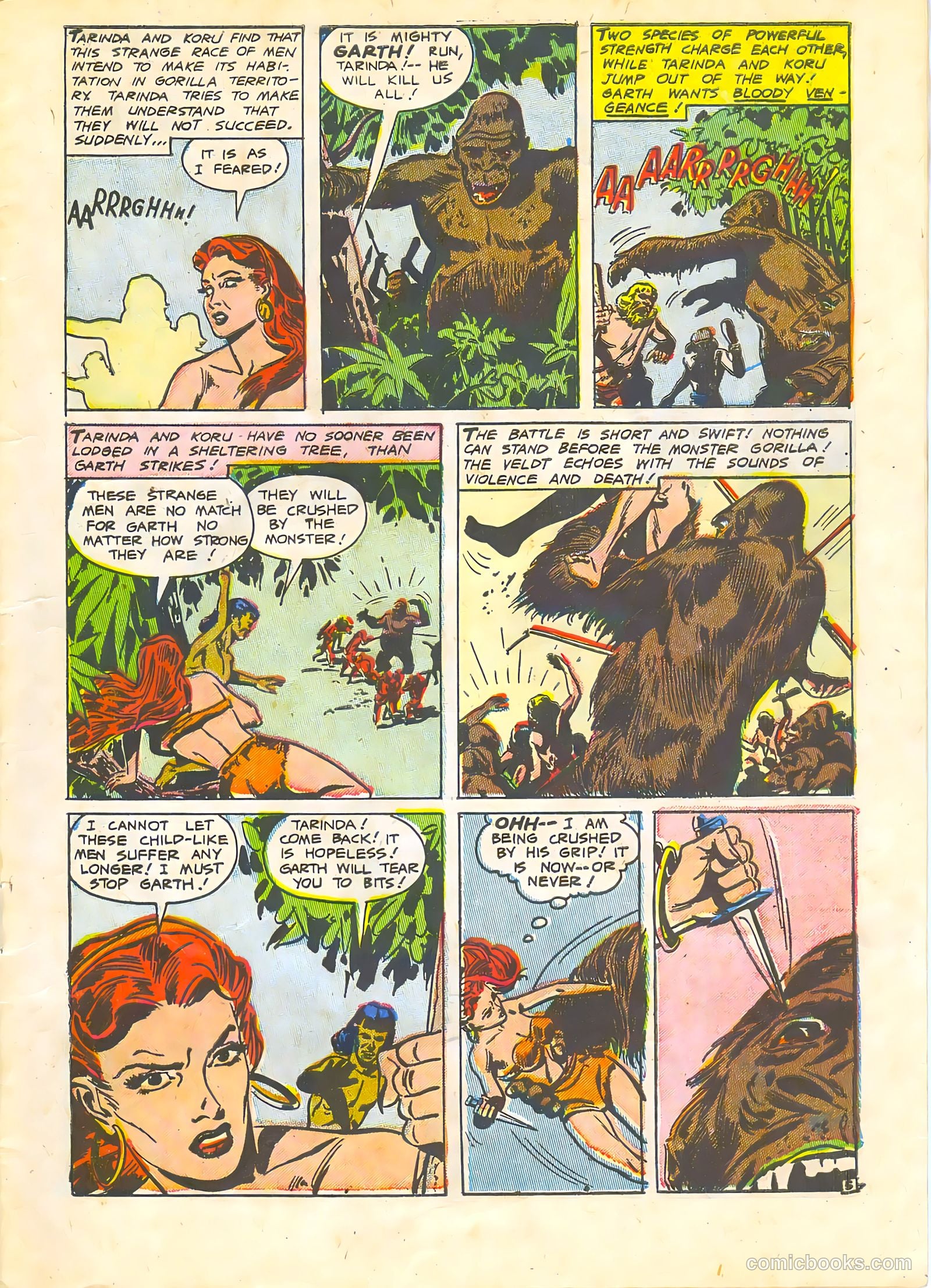 White Princess of the Jungle #5 (1952) — page 7 of 37