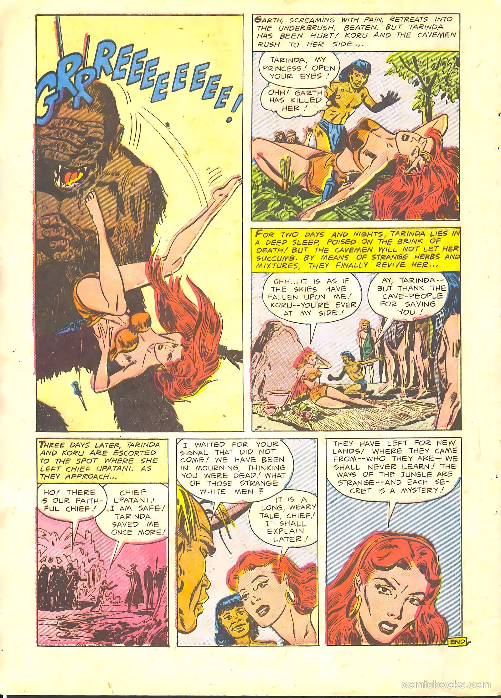 White Princess of the Jungle #5 (1952) — page 8 of 37