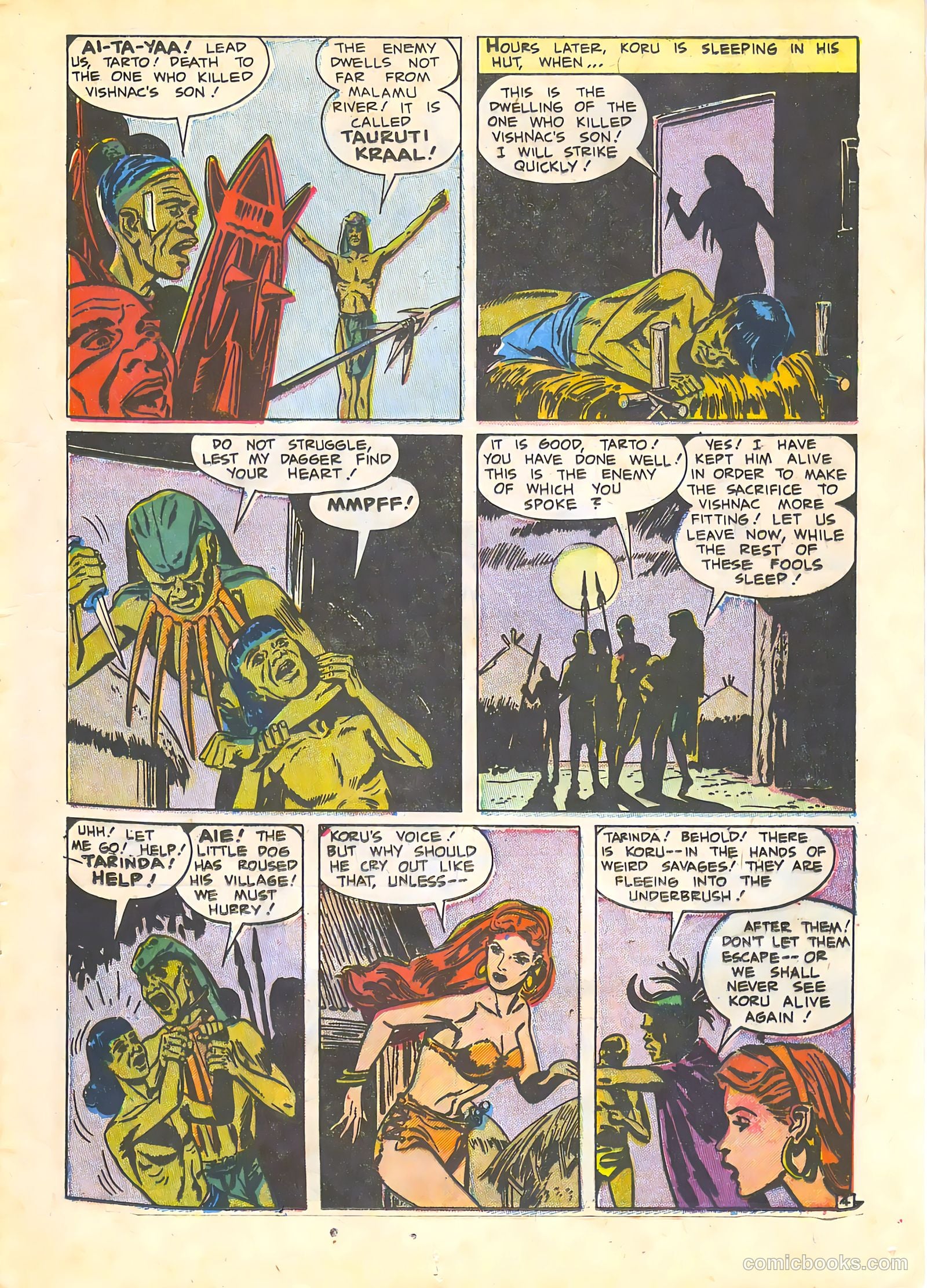 White Princess of the Jungle #5 (1952) — page 13 of 37