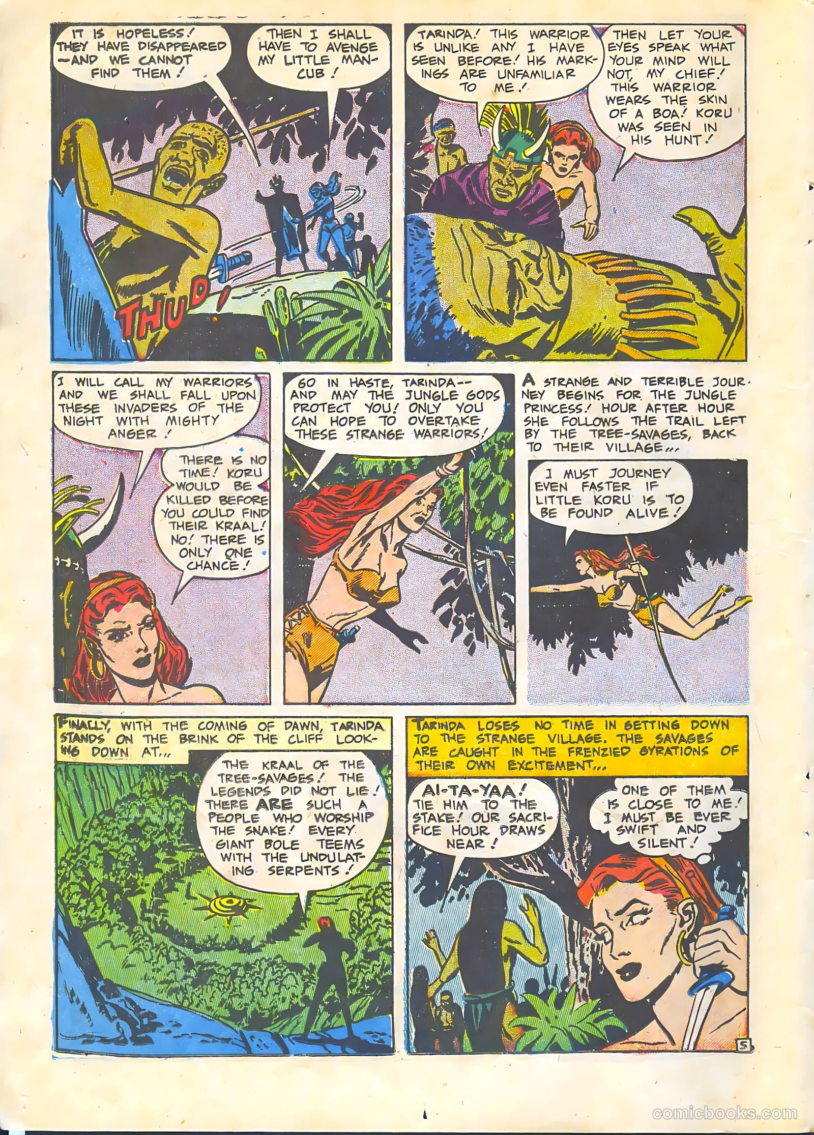 White Princess of the Jungle #5 (1952) — page 14 of 37