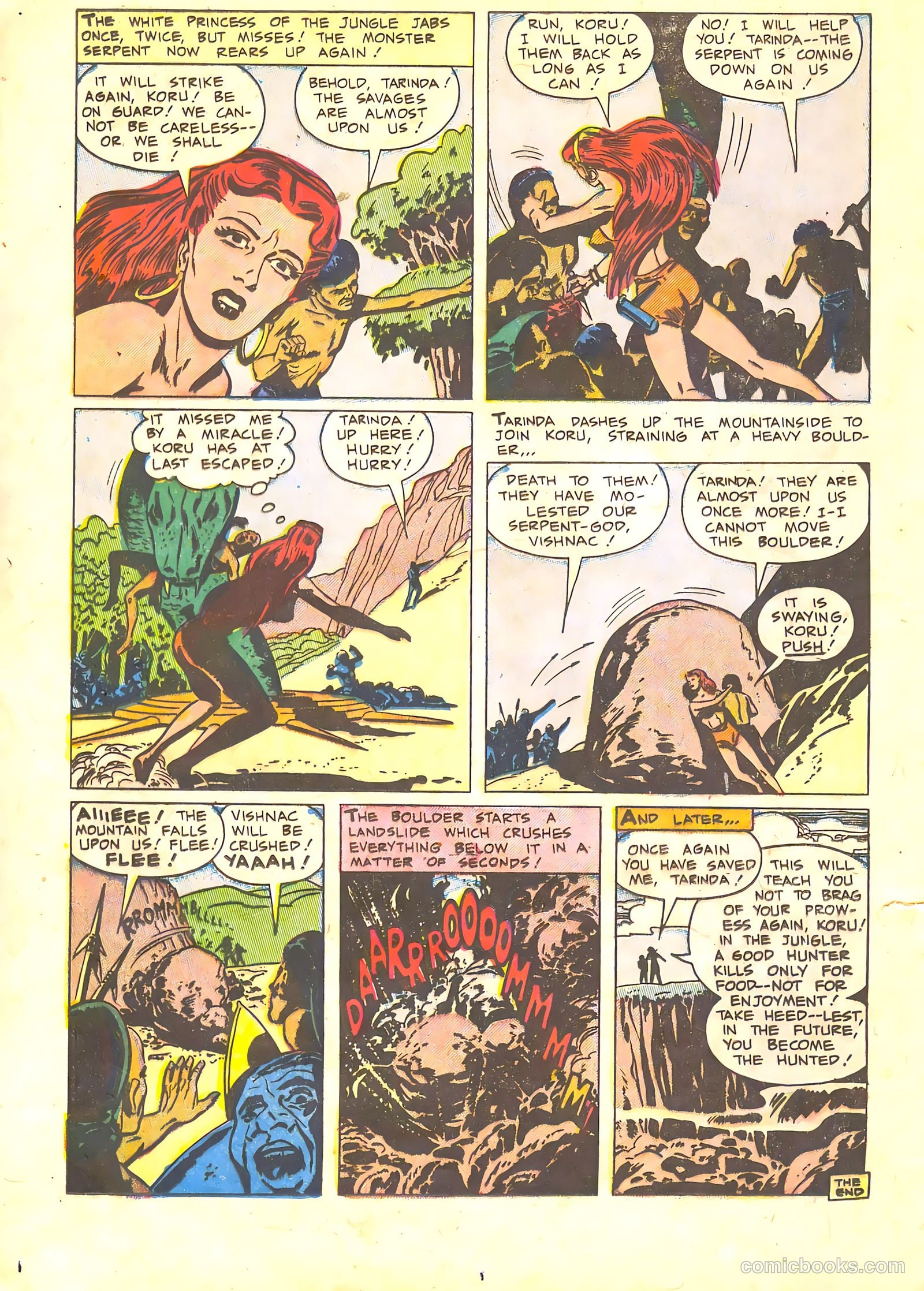 White Princess of the Jungle #5 (1952) — page 16 of 37