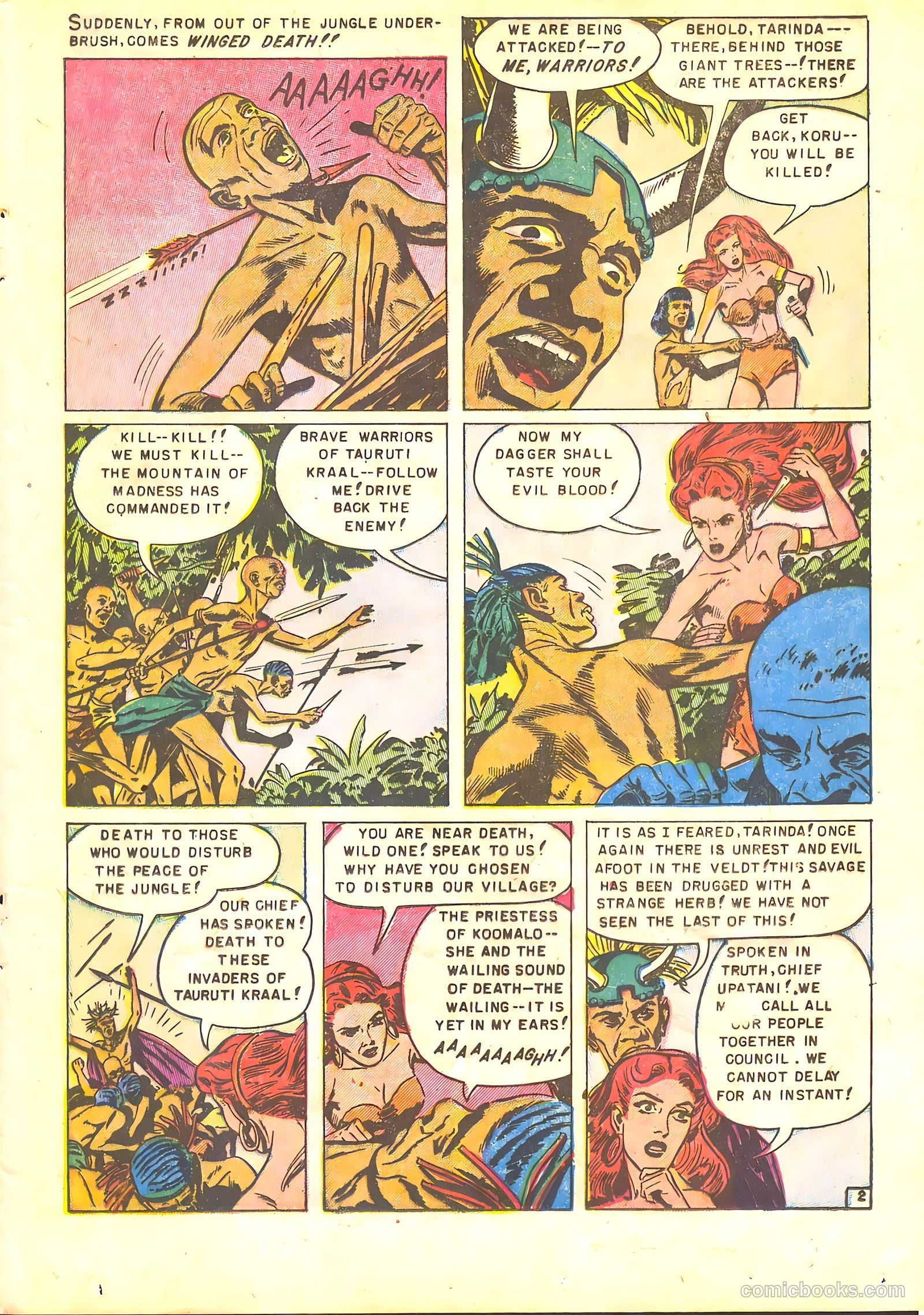 White Princess of the Jungle #5 (1952) — page 21 of 37