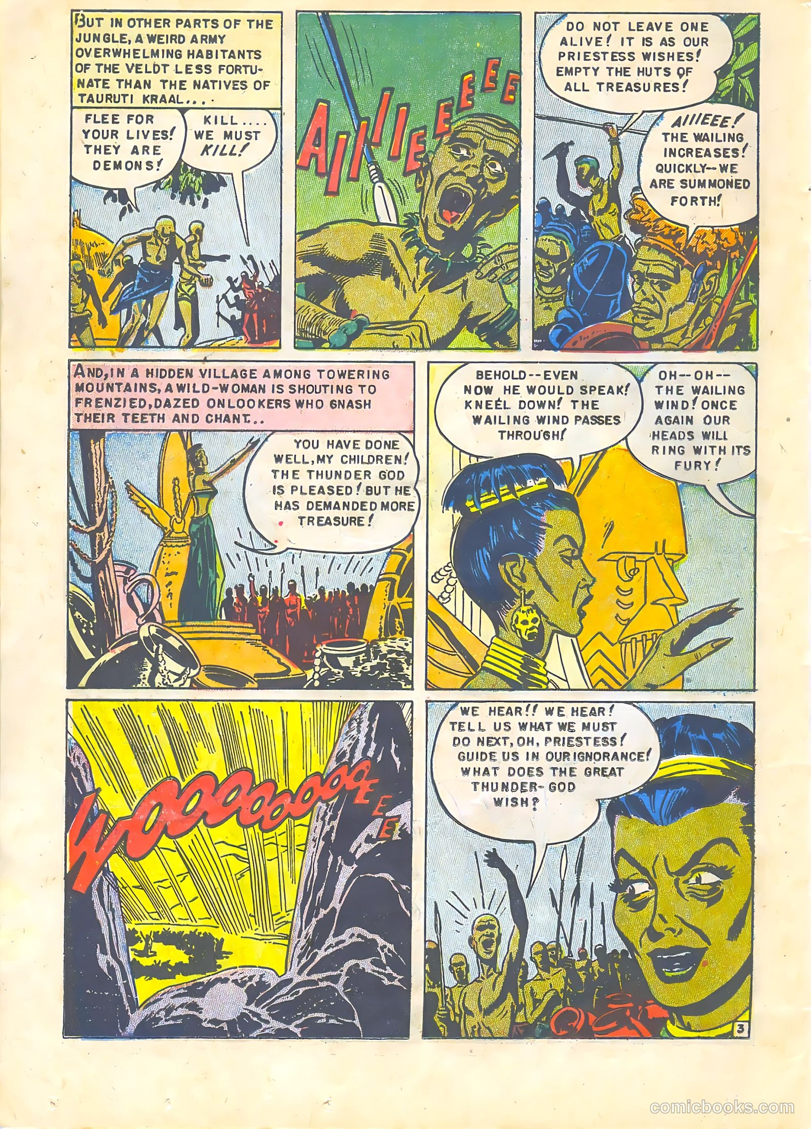 White Princess of the Jungle #5 (1952) — page 22 of 37