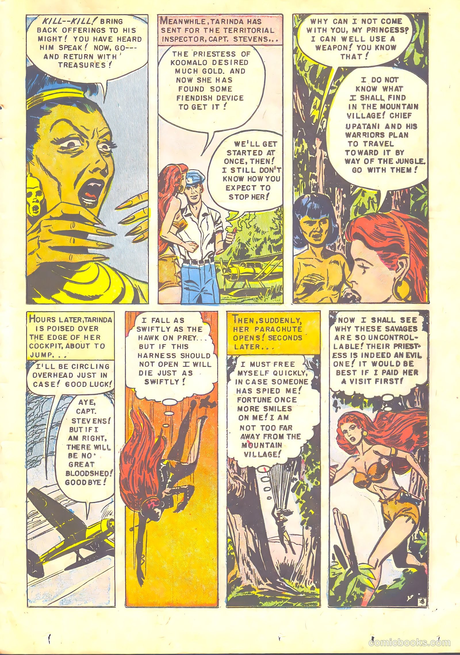 White Princess of the Jungle #5 (1952) — page 23 of 37