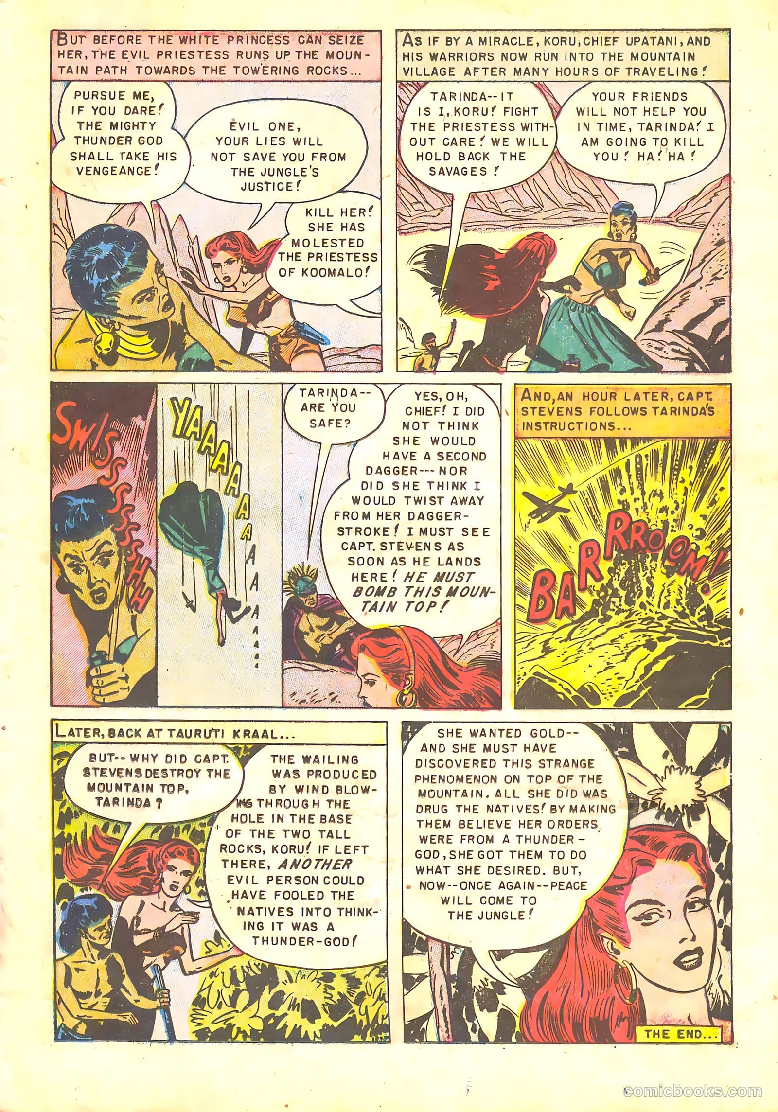 White Princess of the Jungle #5 (1952) — page 25 of 37