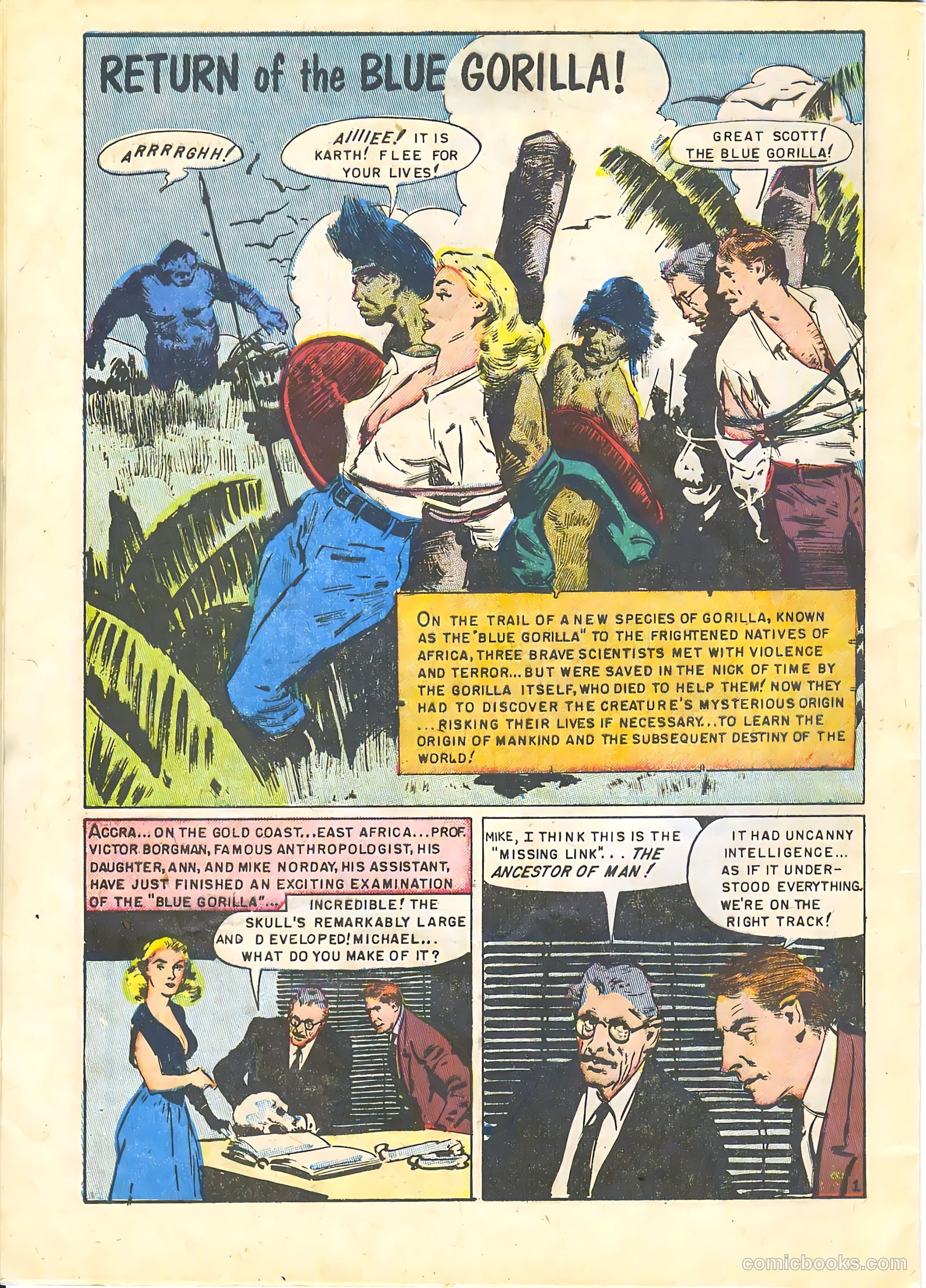 White Princess of the Jungle #5 (1952) — page 28 of 37