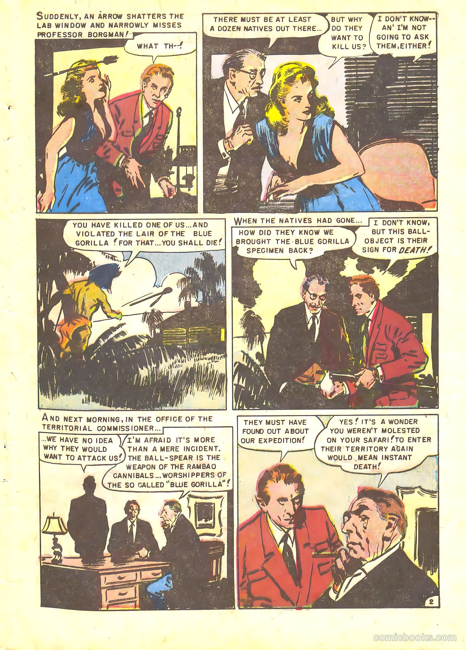 White Princess of the Jungle #5 (1952) — page 29 of 37