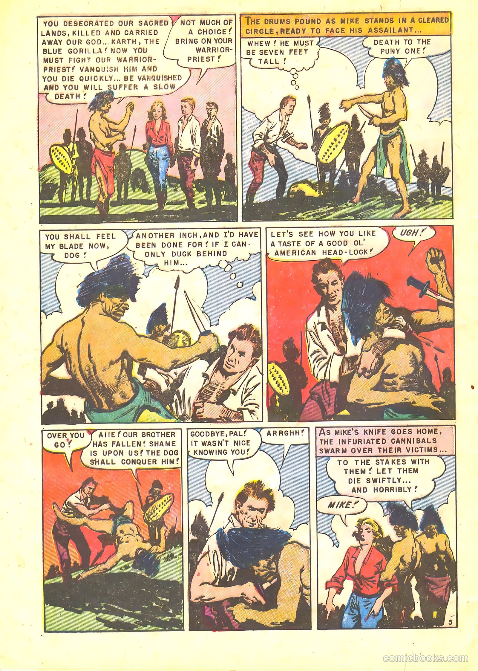 White Princess of the Jungle #5 (1952) — page 32 of 37