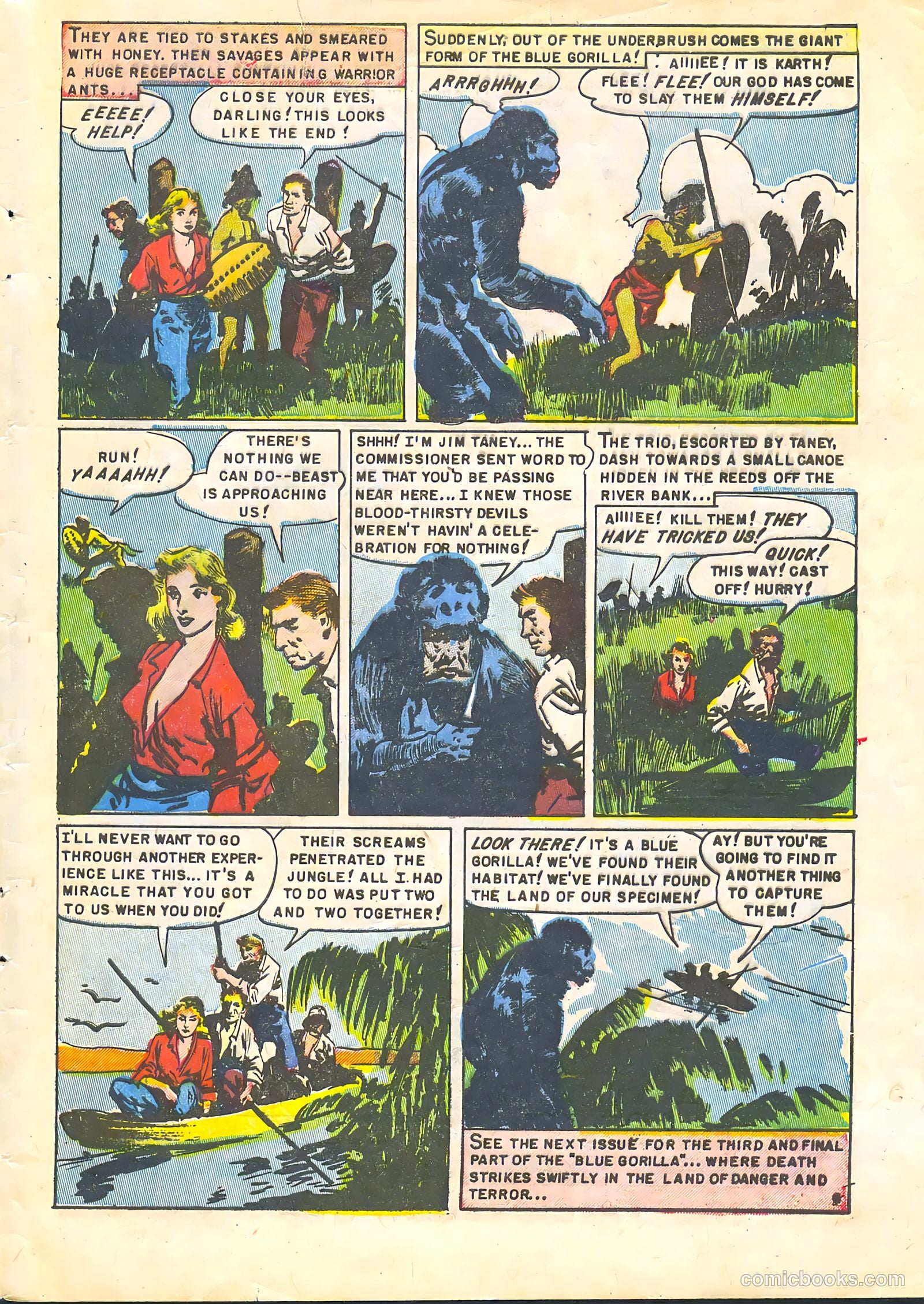 White Princess of the Jungle #5 (1952) — page 33 of 37