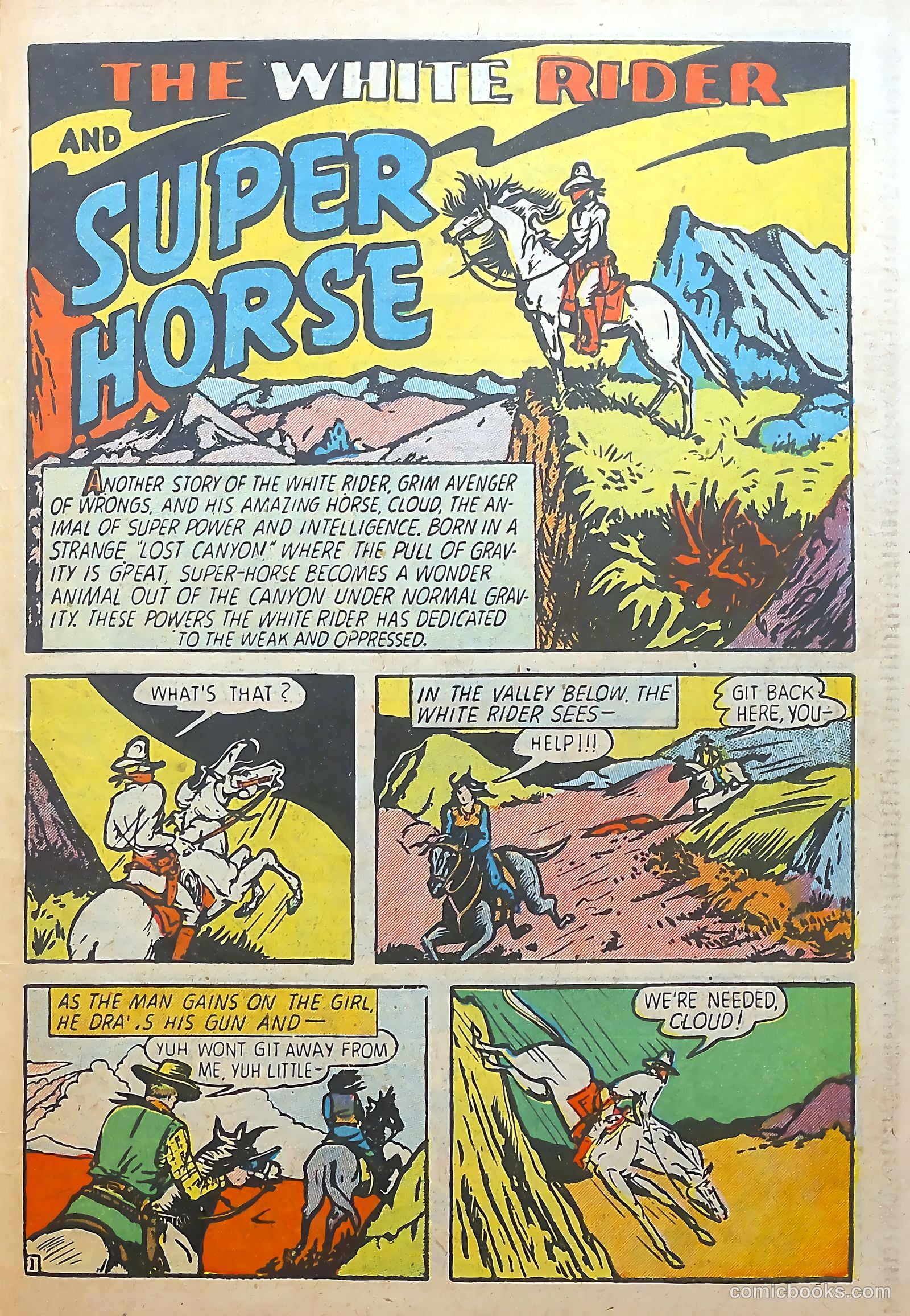 White Rider and Super Horse #4 (1950) — page 27 of 36