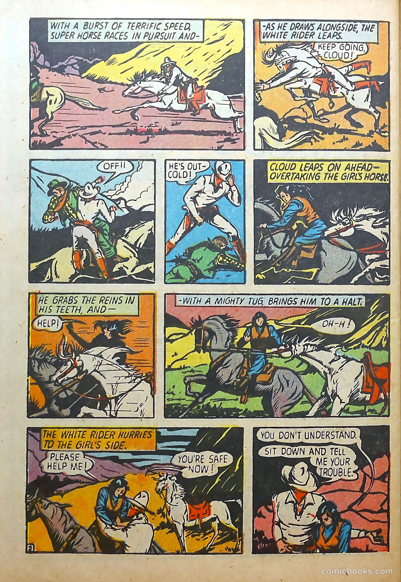 White Rider and Super Horse #4 (1950) — page 28 of 36