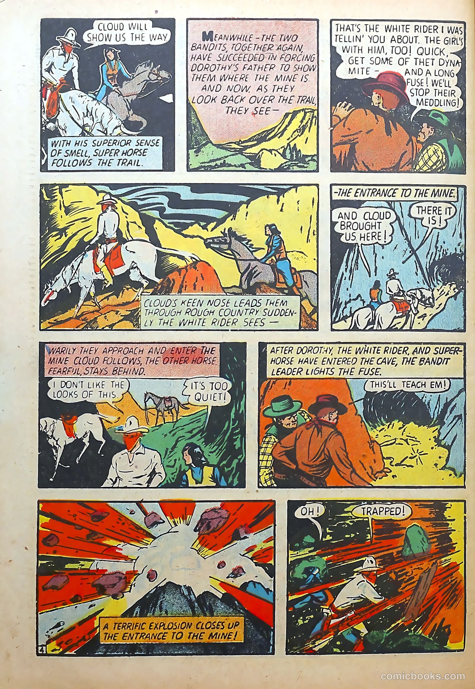 White Rider and Super Horse #4 (1950) — page 30 of 36