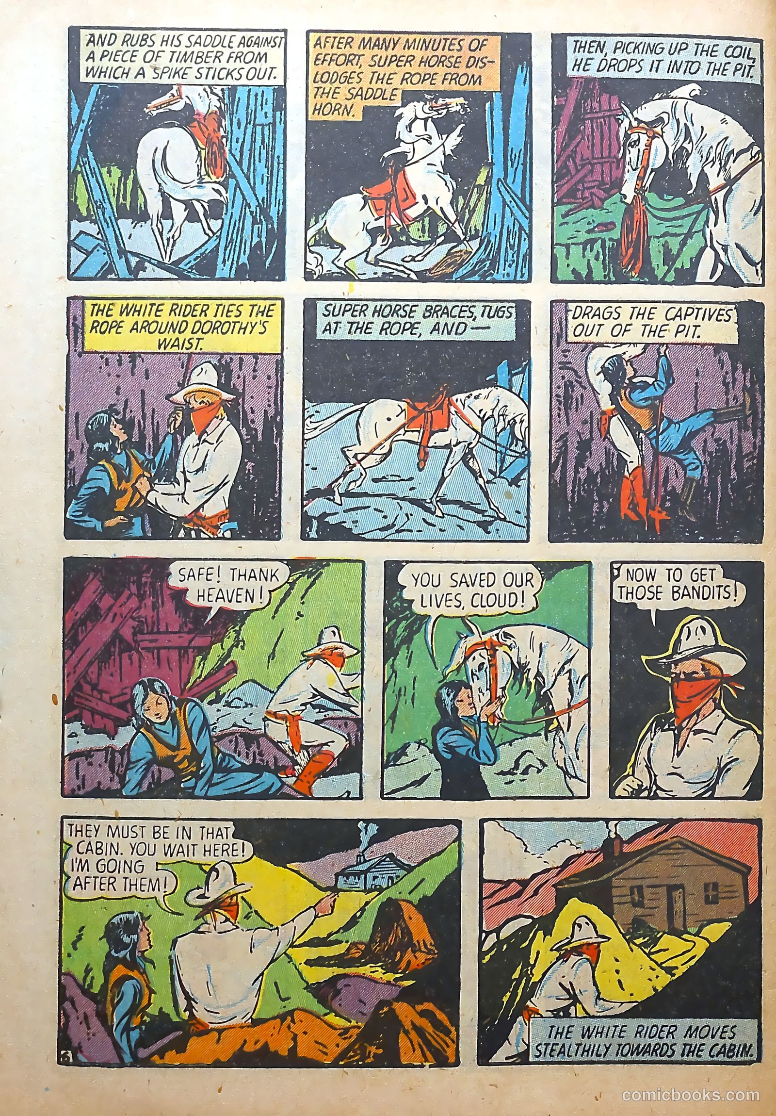 White Rider and Super Horse #4 (1950) — page 32 of 36