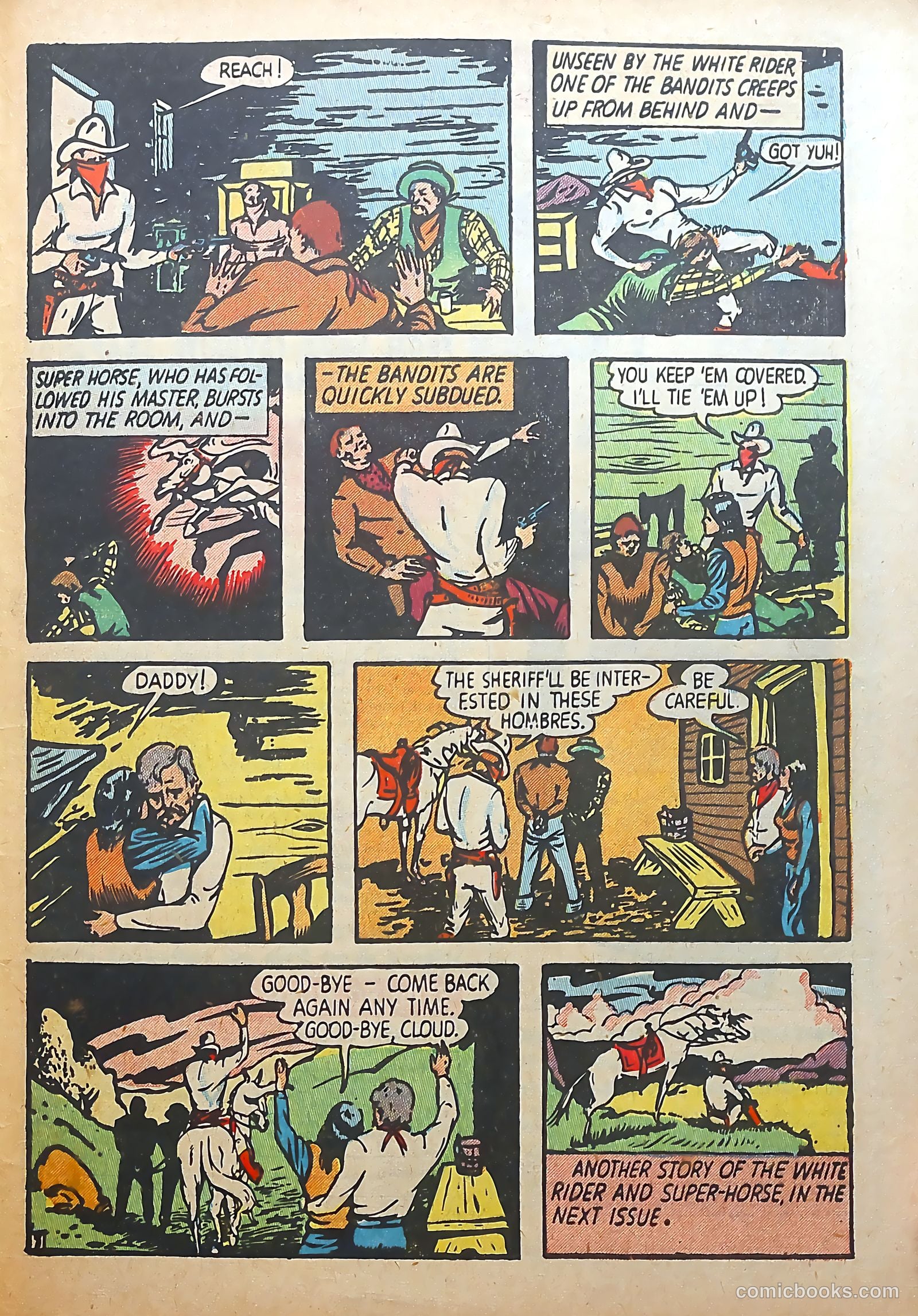 White Rider and Super Horse #4 (1950) — page 33 of 36