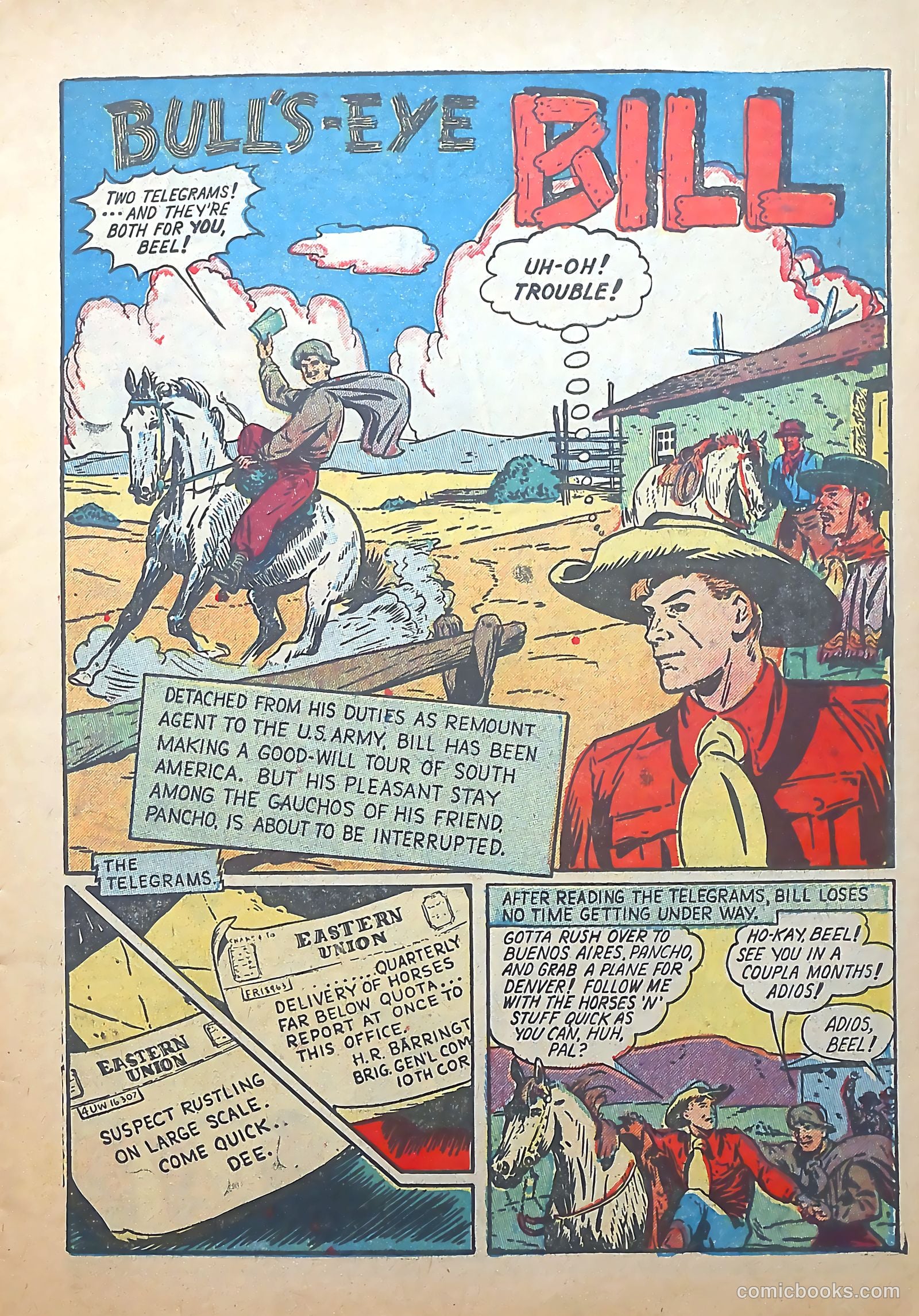 White Rider and Super Horse #6 (1951) — page 3 of 36
