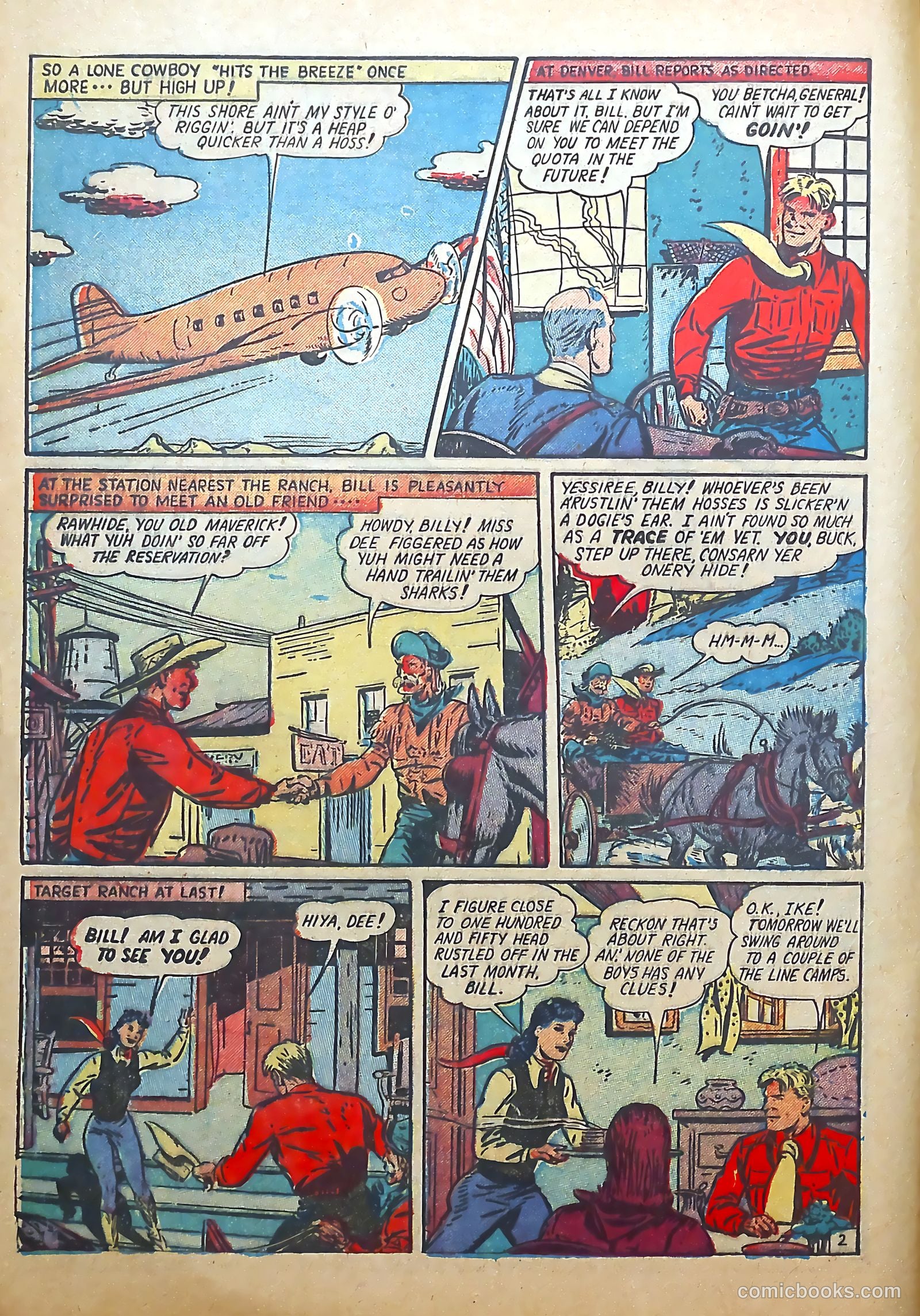 White Rider and Super Horse #6 (1951) — page 4 of 36