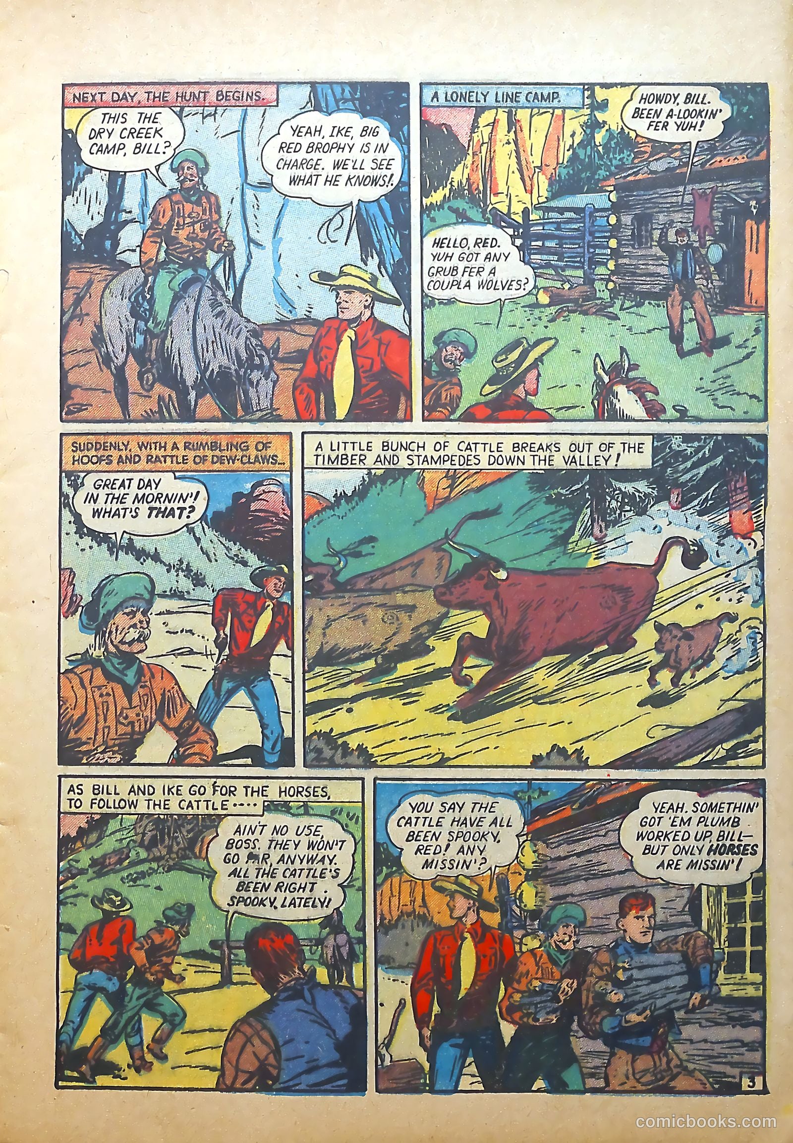 White Rider and Super Horse #6 (1951) — page 5 of 36