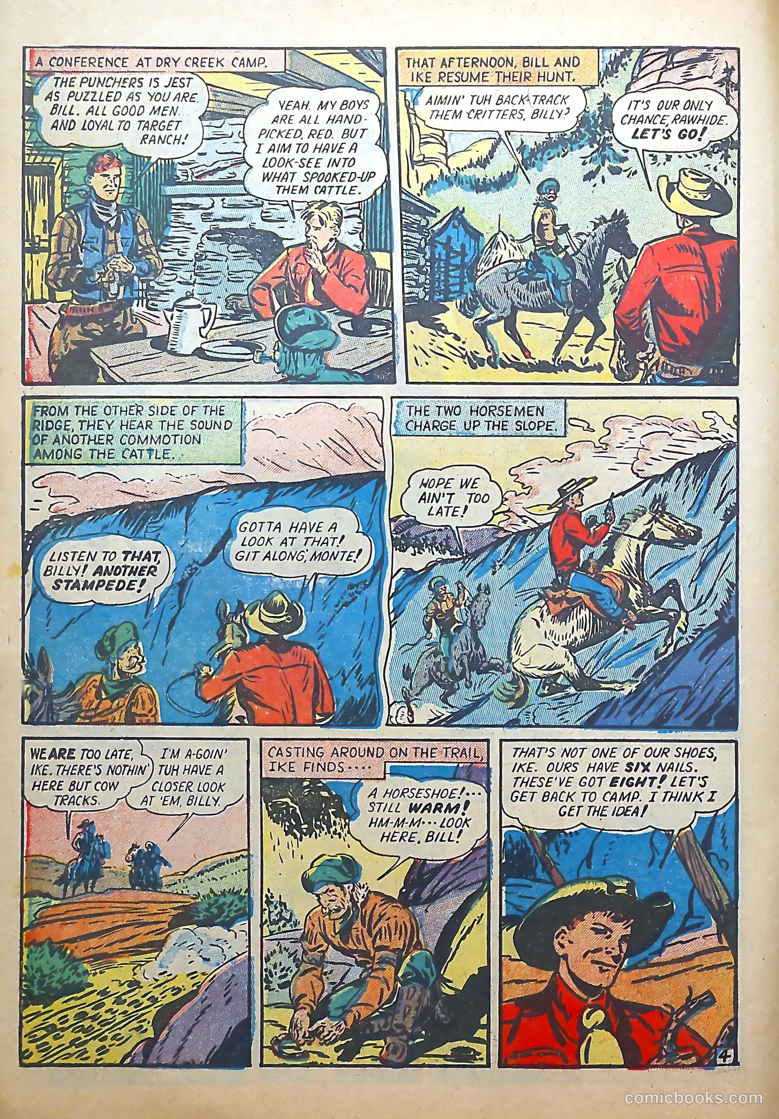 White Rider and Super Horse #6 (1951) — page 6 of 36
