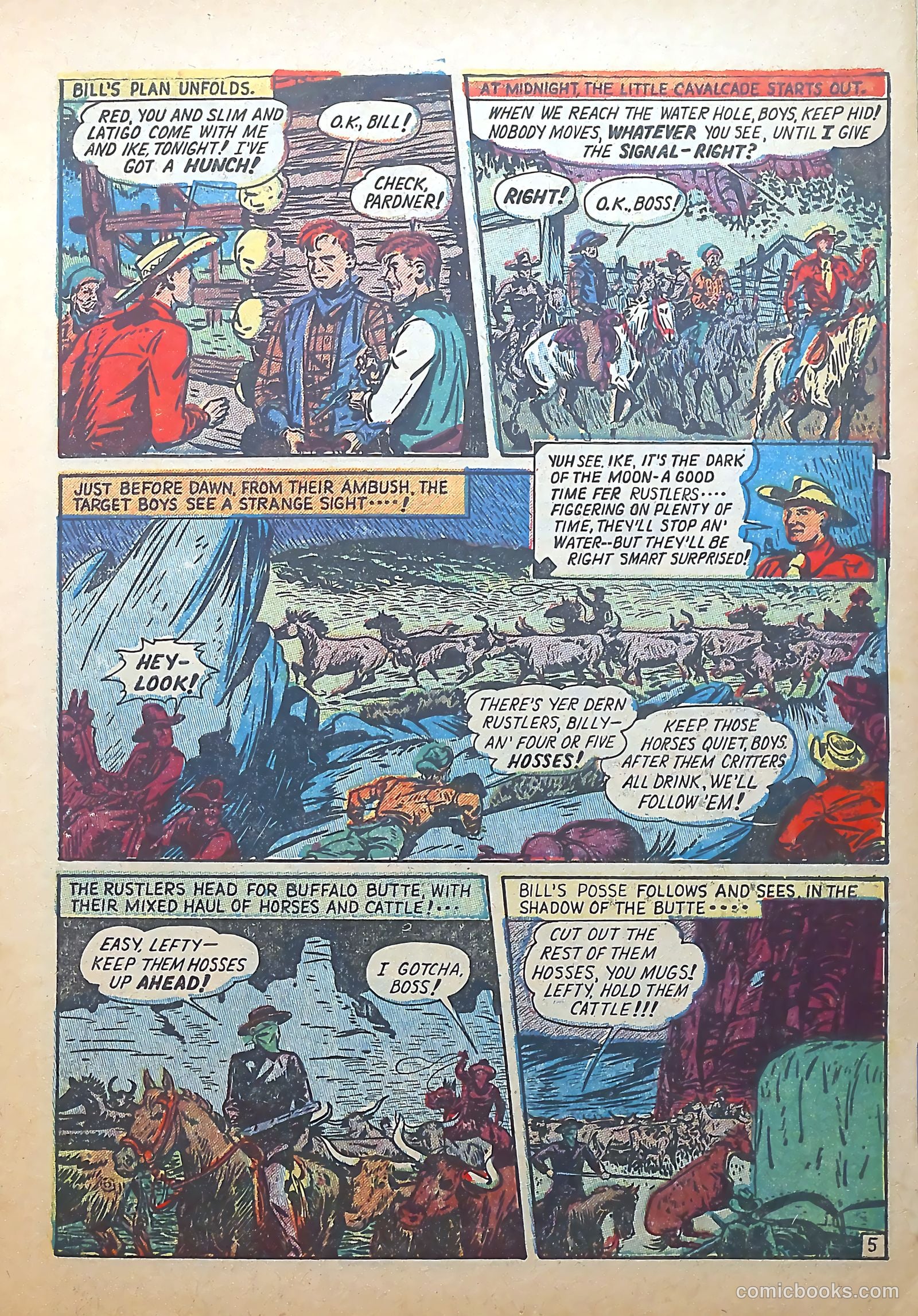 White Rider and Super Horse #6 (1951) — page 7 of 36