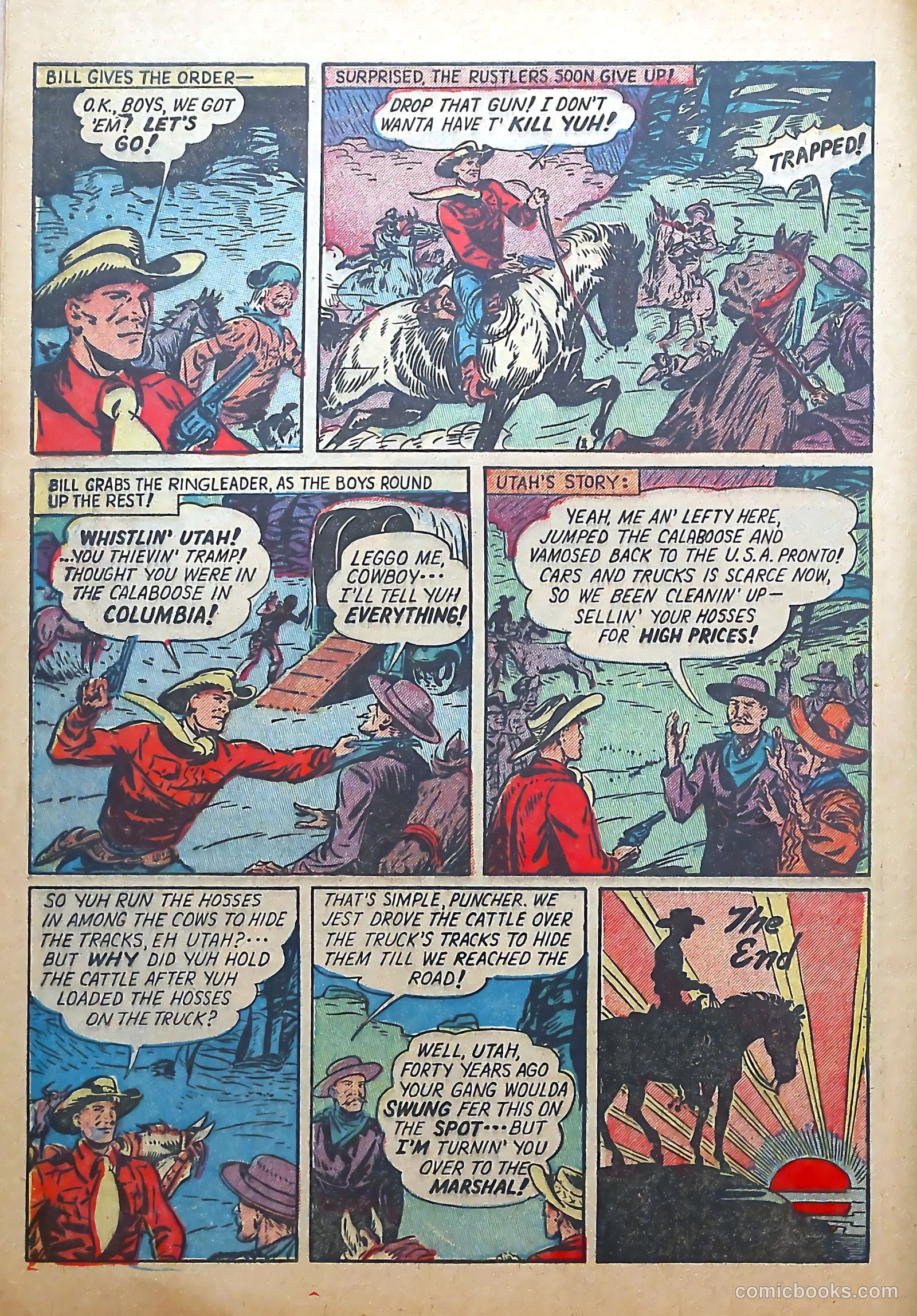White Rider and Super Horse #6 (1951) — page 8 of 36
