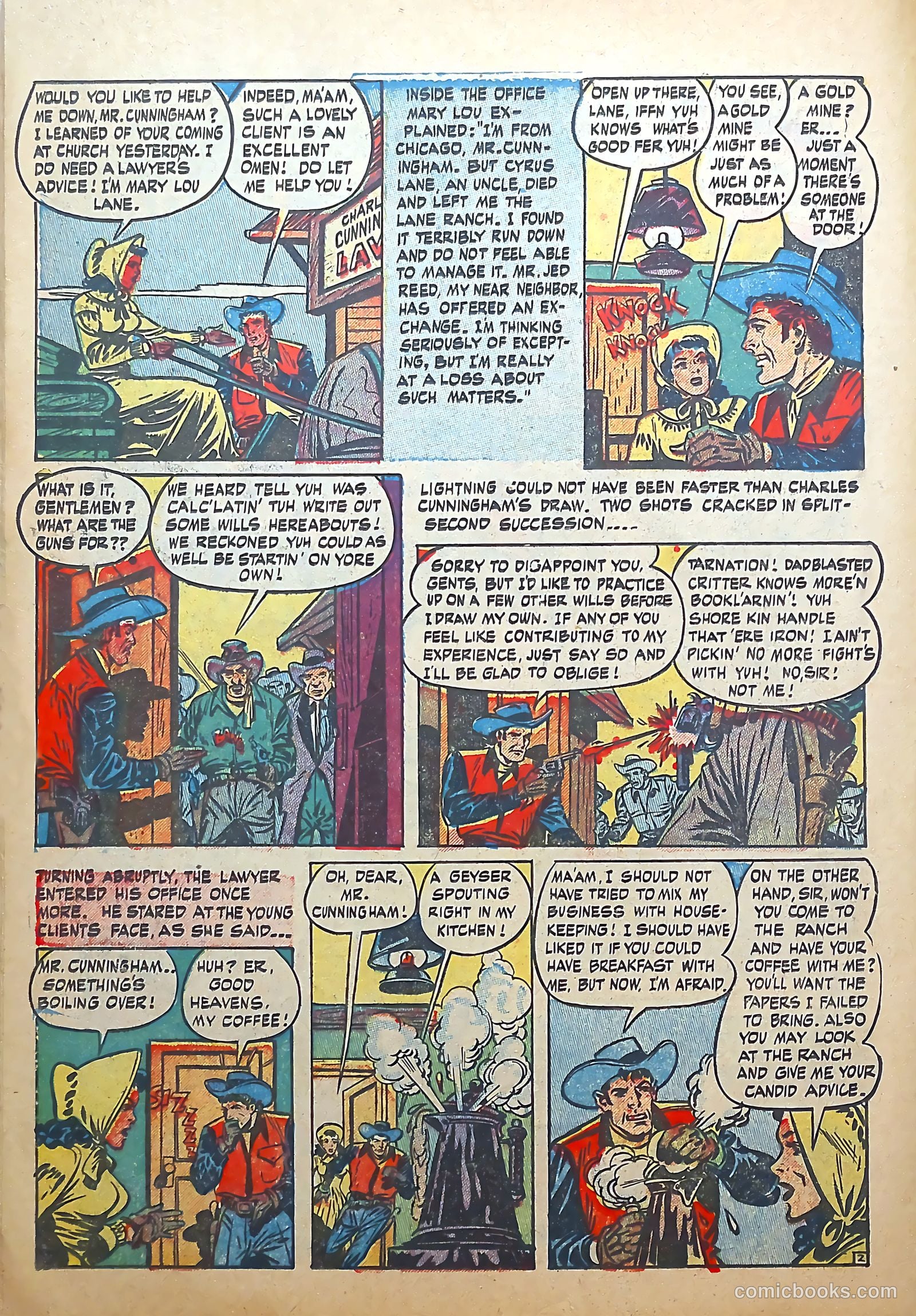 White Rider and Super Horse #6 (1951) — page 18 of 36