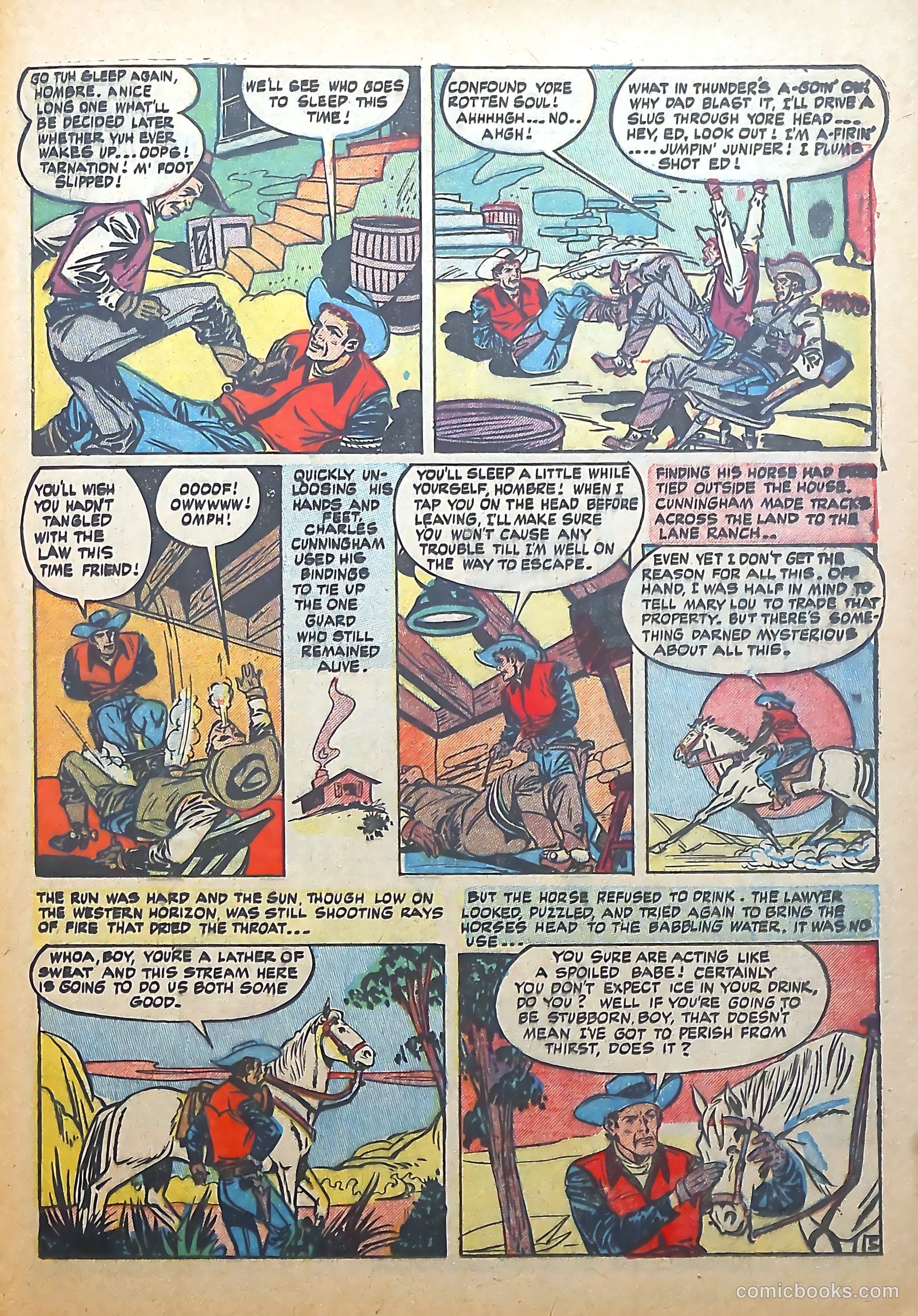 White Rider and Super Horse #6 (1951) — page 21 of 36