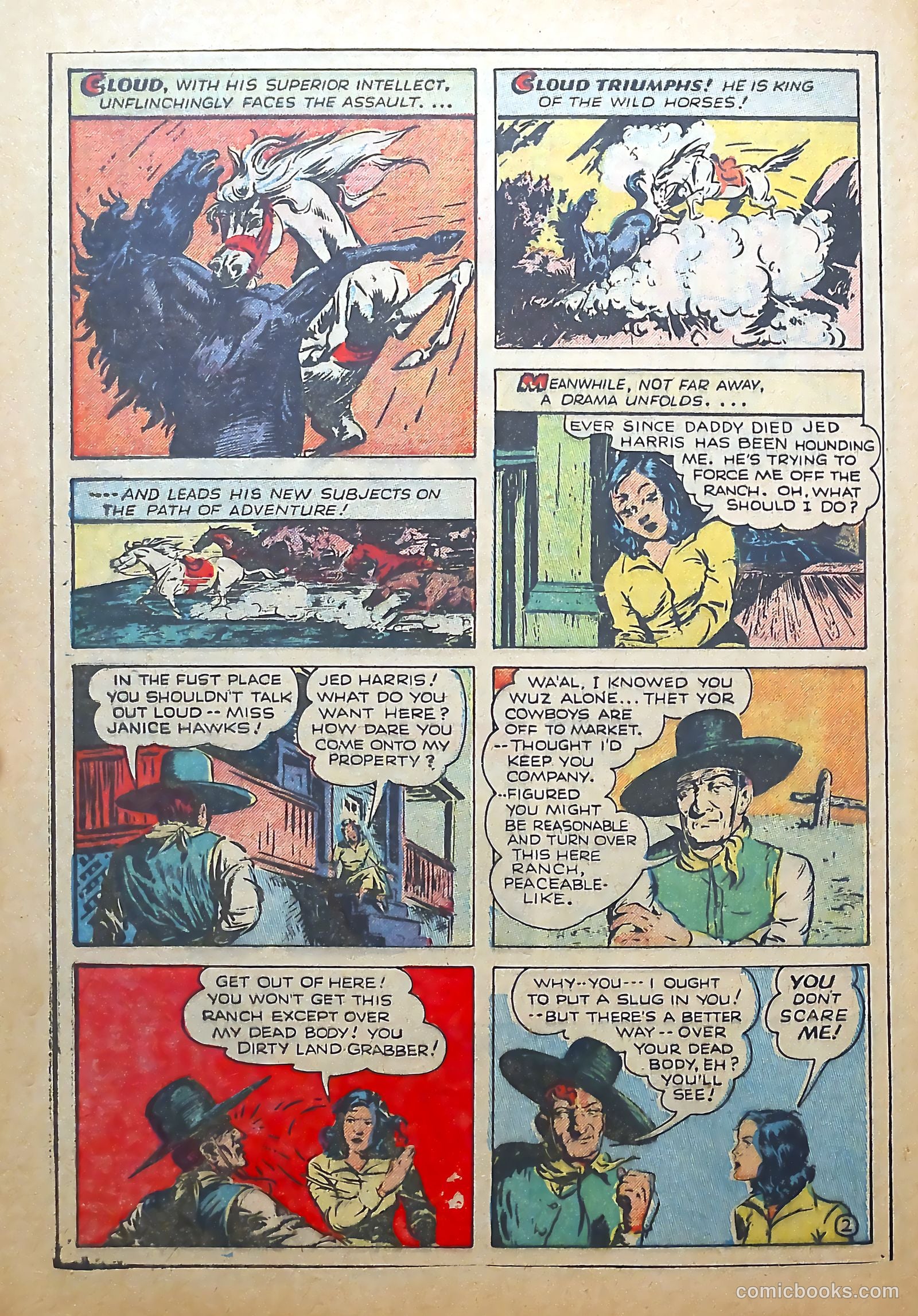 White Rider and Super Horse #6 (1951) — page 28 of 36