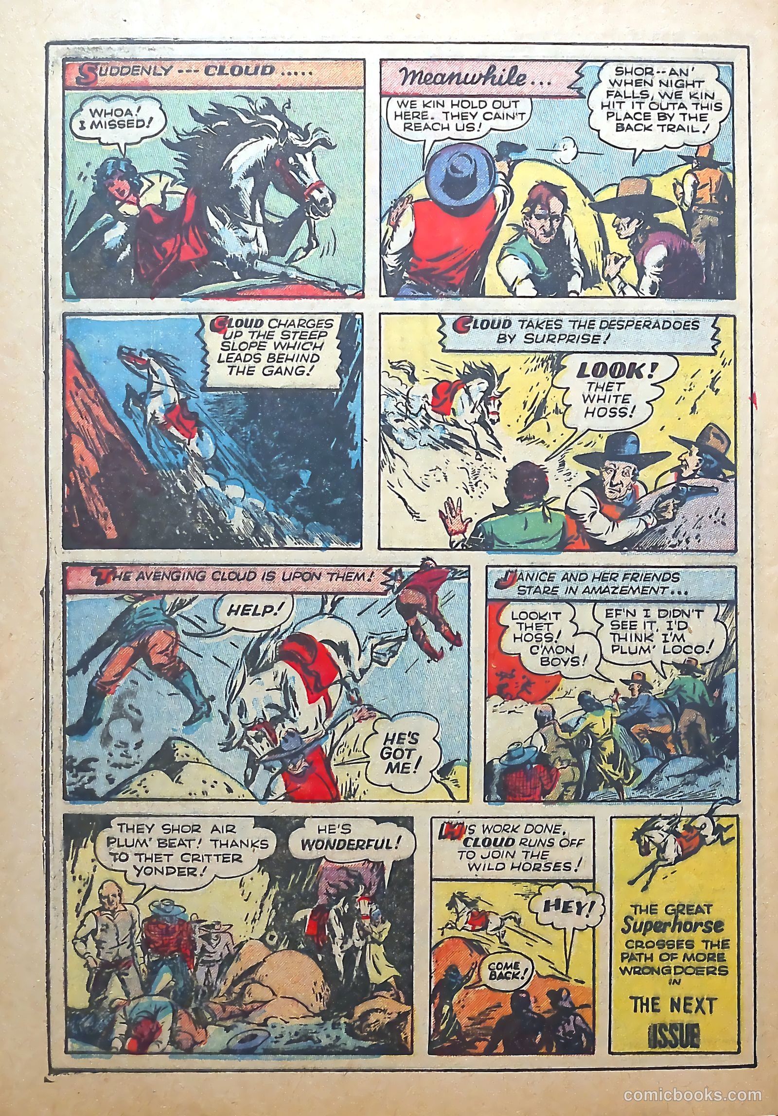 White Rider and Super Horse #6 (1951) — page 32 of 36