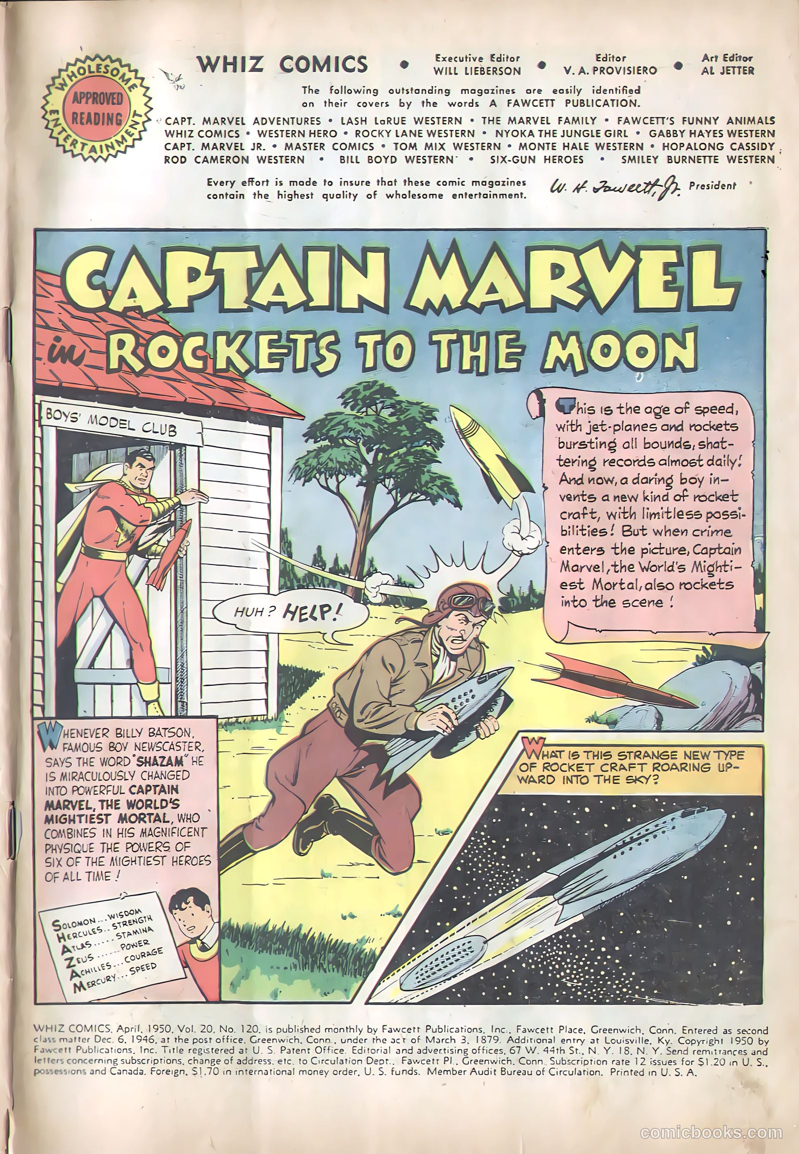 Whiz Comics #120 (1950) — page 3 of 52