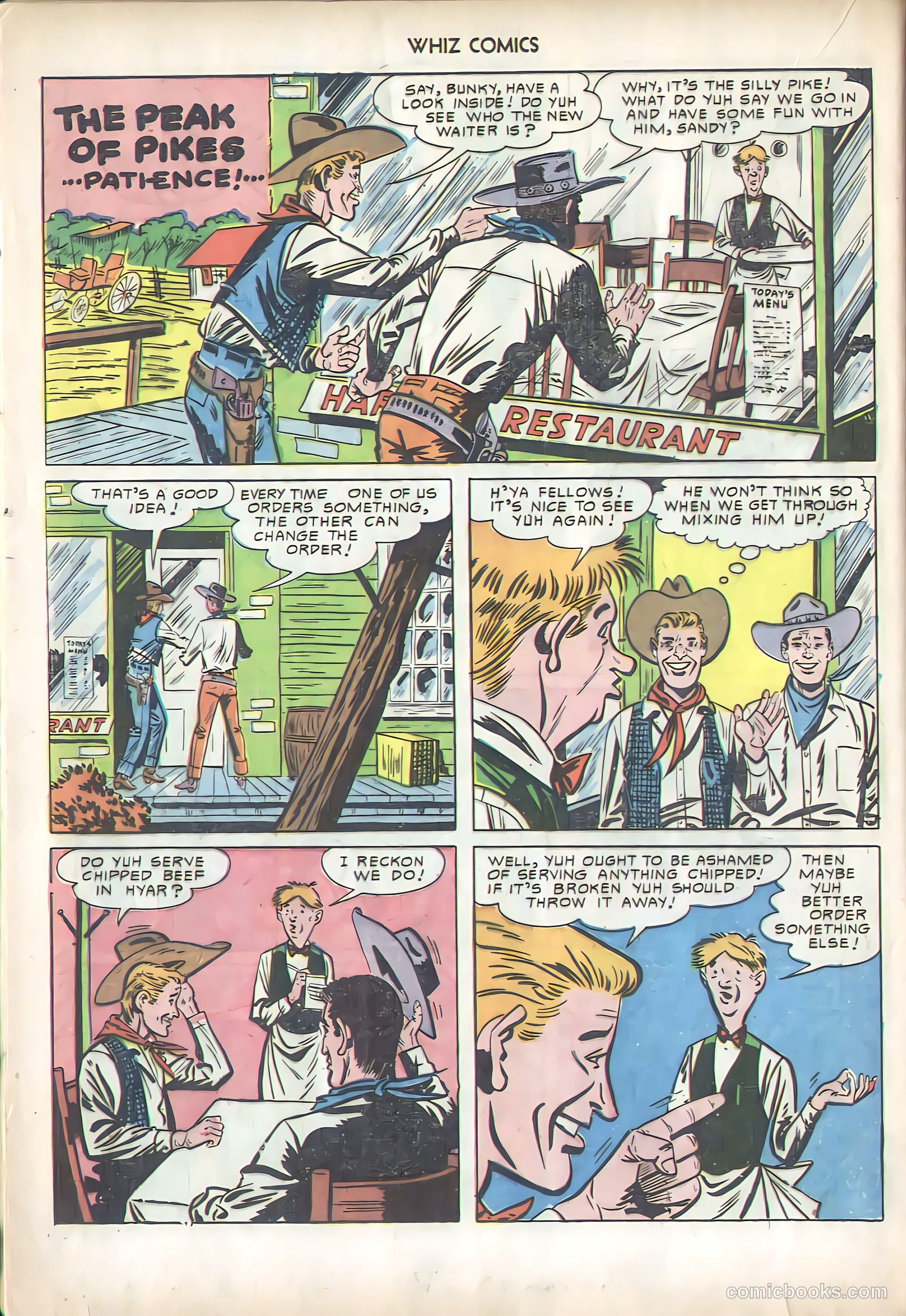 Whiz Comics #127 (1950) — page 36 of 52
