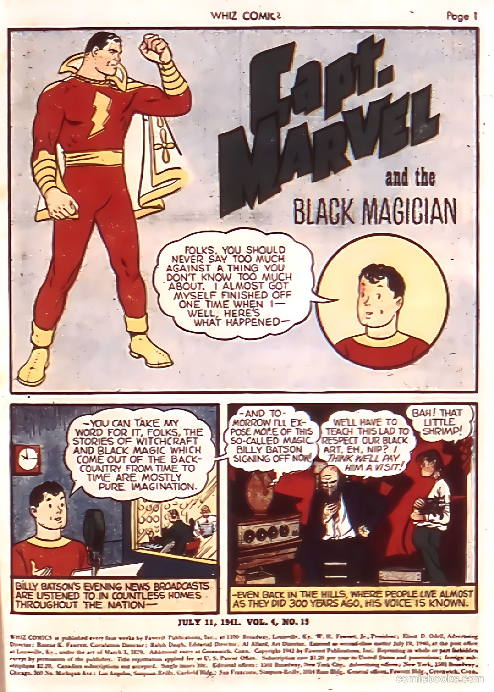 Whiz Comics #19 (1941) — page 3 of 68