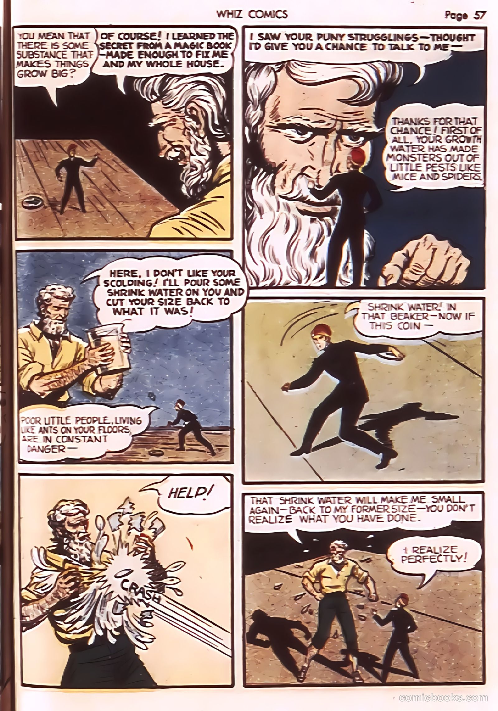 Whiz Comics #19 (1941) — page 59 of 68