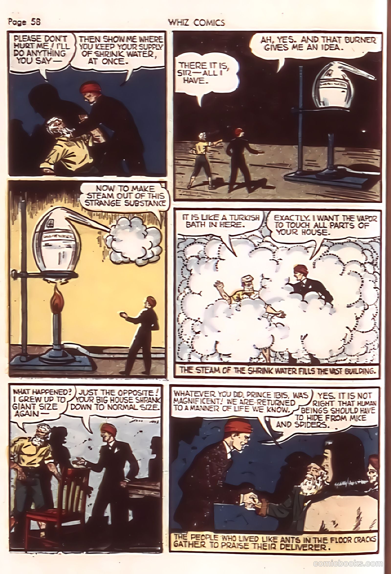 Whiz Comics #19 (1941) — page 60 of 68