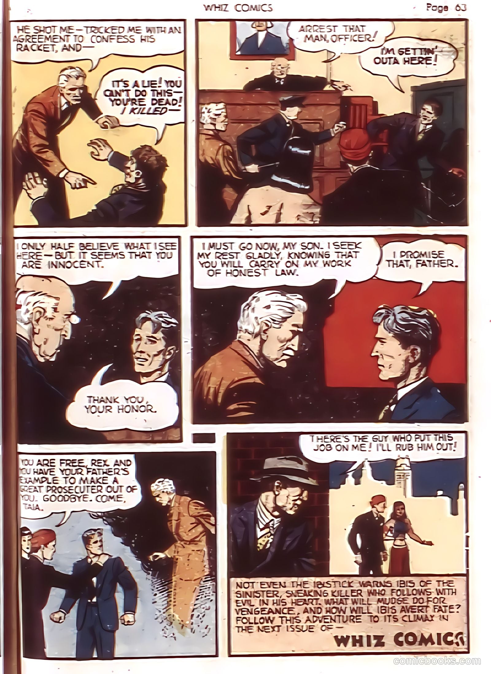 Whiz Comics #19 (1941) — page 65 of 68
